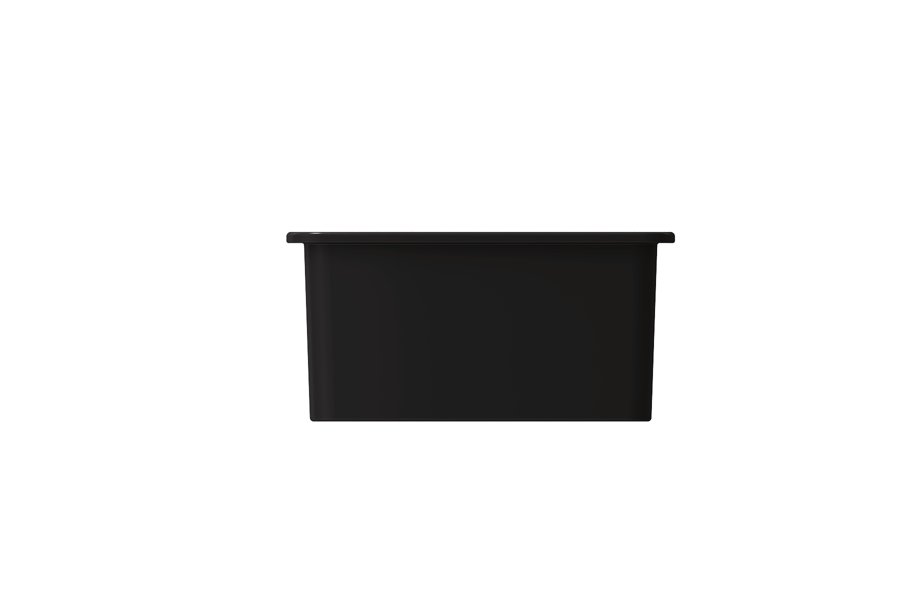 Alternate Image for BOCCHI Sotto 32" Fireclay Undermount Single Bowl Kitchen Sink, Matte Black, 1362-004-0120