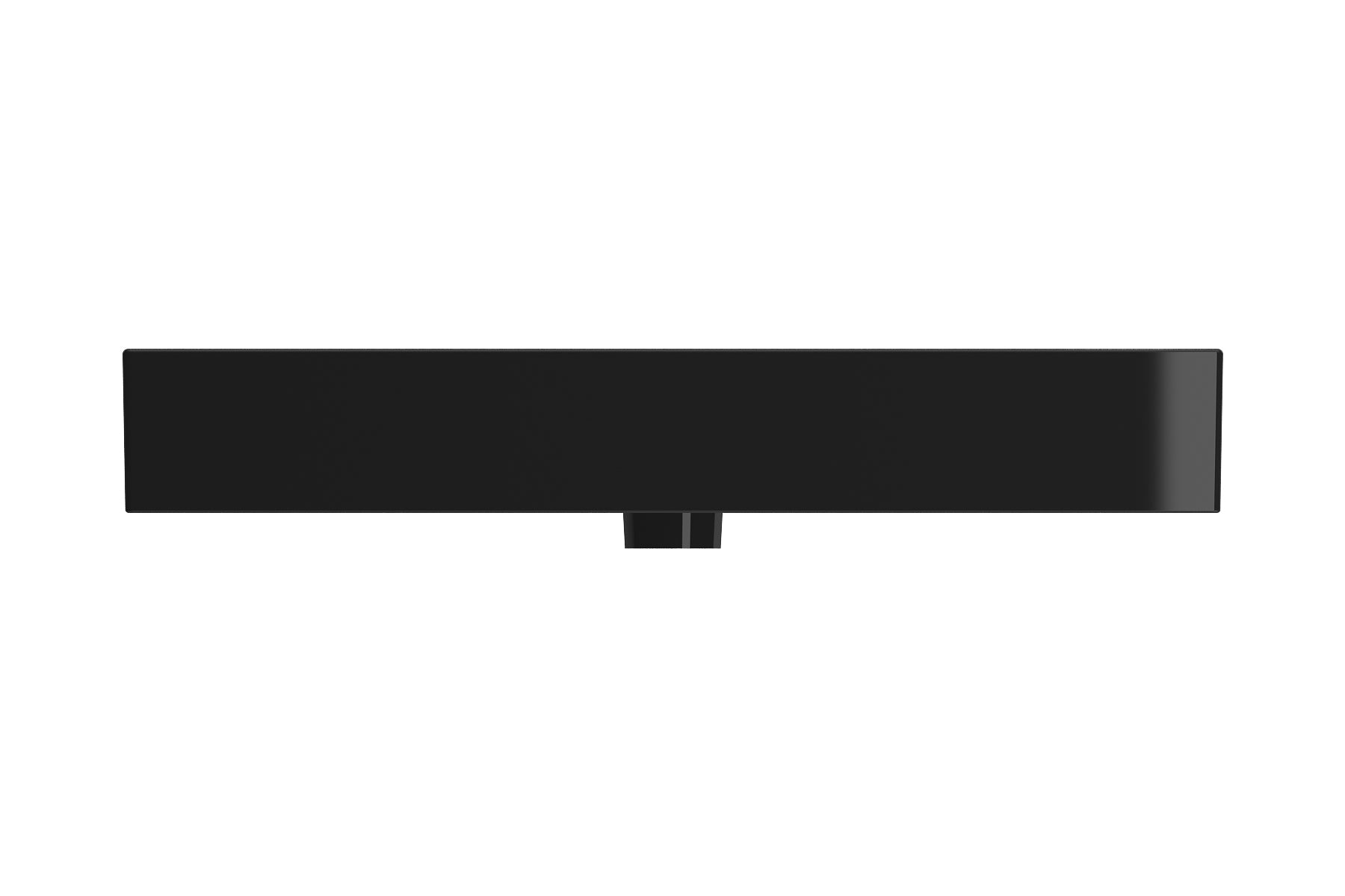 Alternate Image for BOCCHI Milano 32" Rectangle Wallmount Fireclay Bathroom Sink, Black, 3 Faucet Hole, 1377-005-0127