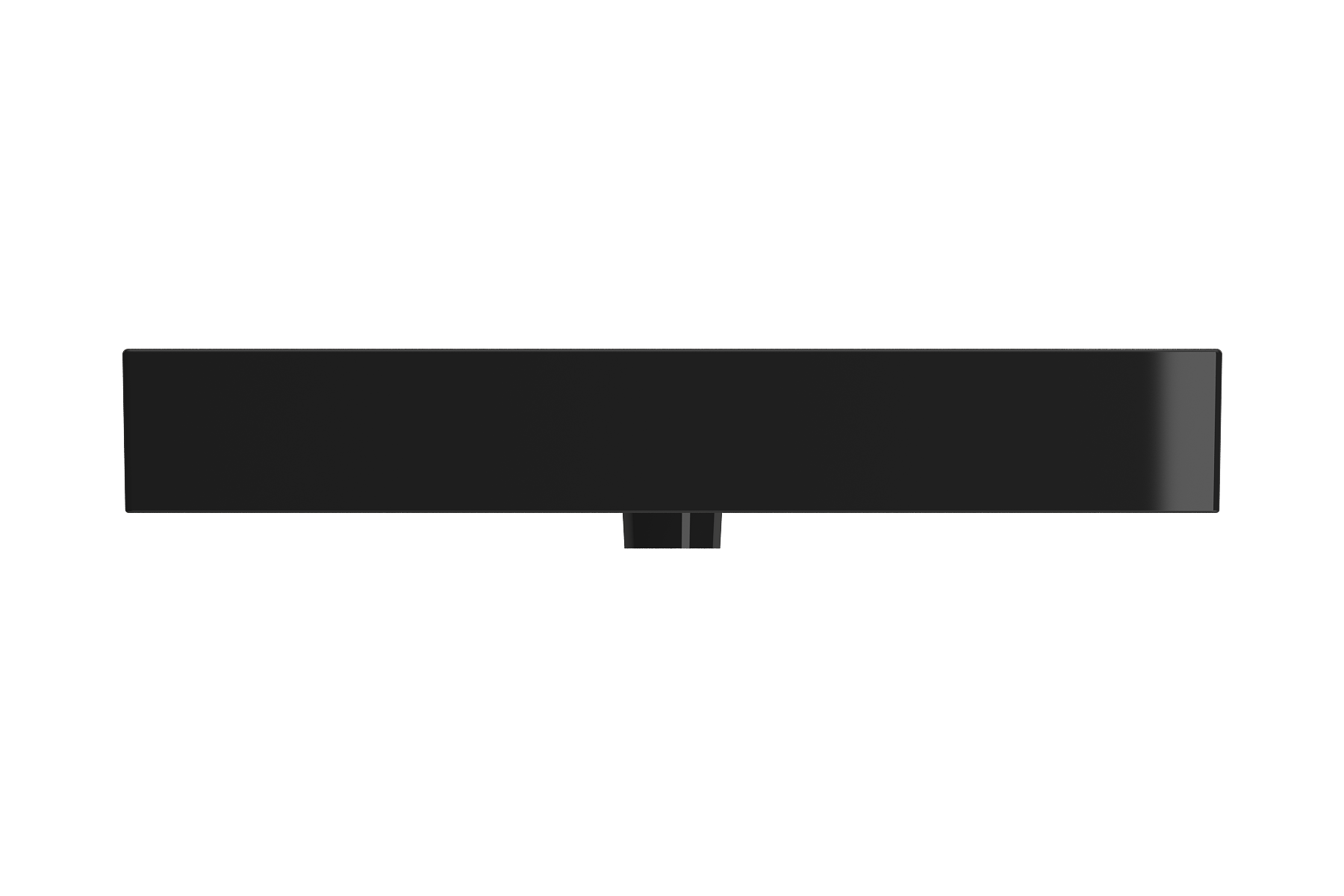 Alternate Image for BOCCHI Milano 32" Rectangle Wallmount Fireclay Bathroom Sink, Black, 3 Faucet Hole, 1377-005-0127