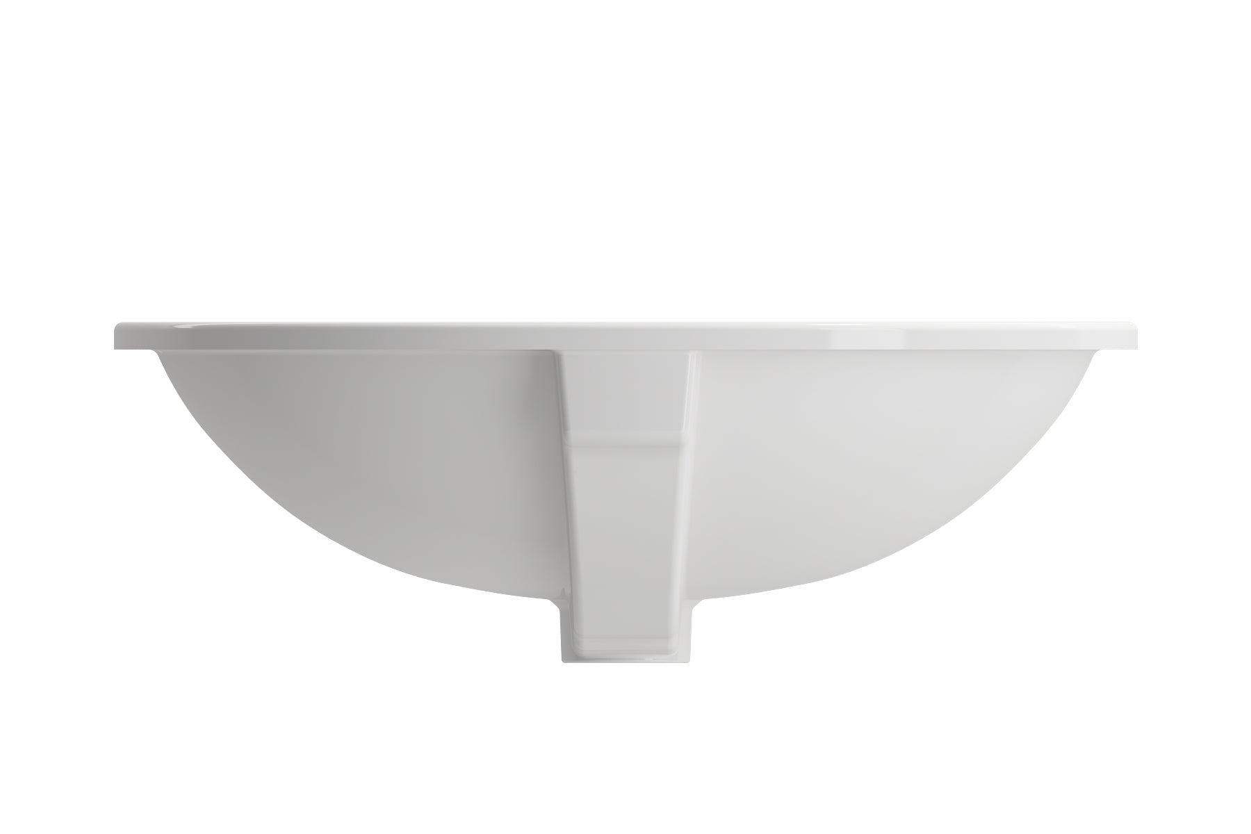 Alternate Image for BOCCHI Parma 22" Oval Undermount Fireclay Bathroom Sink, White, 1384-001-0125