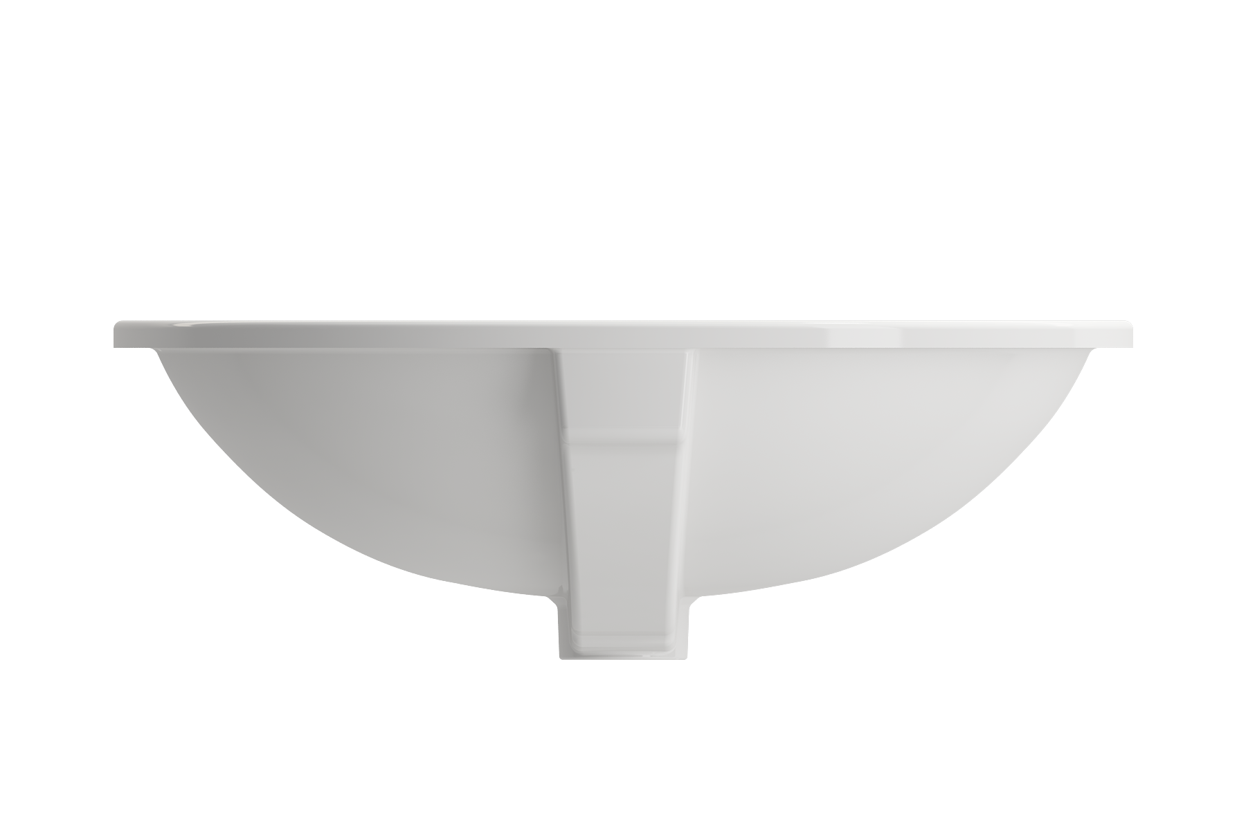 Alternate Image for BOCCHI Parma 22" Oval Undermount Fireclay Bathroom Sink, White, 1384-001-0125