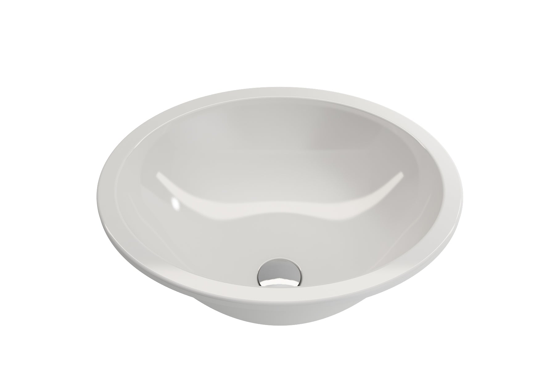 Alternate Image for BOCCHI Parma 22" Oval Undermount Fireclay Bathroom Sink, White, 1384-001-0125