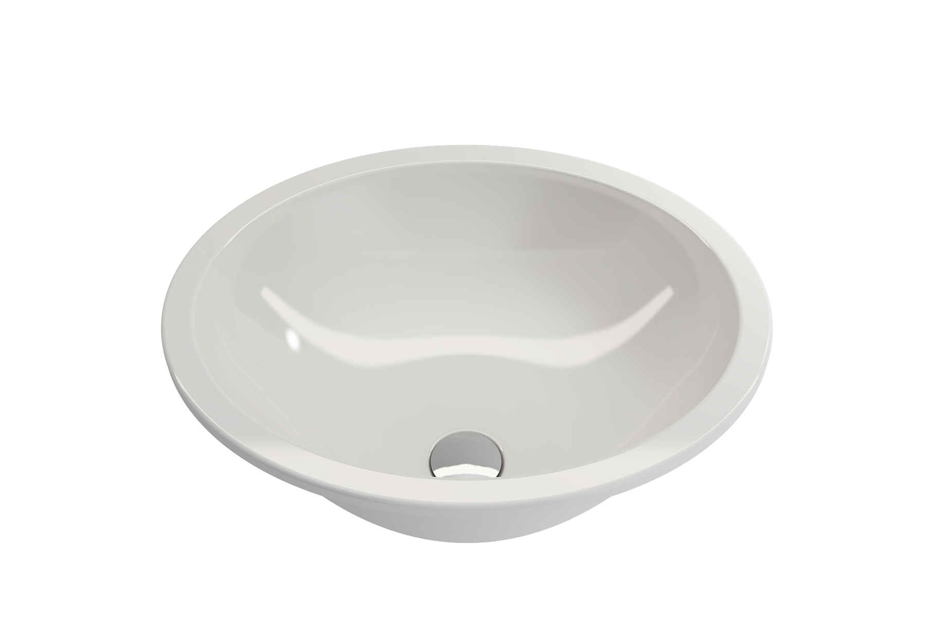 Alternate Image for BOCCHI Parma 22" Oval Undermount Fireclay Bathroom Sink, White, 1384-001-0125