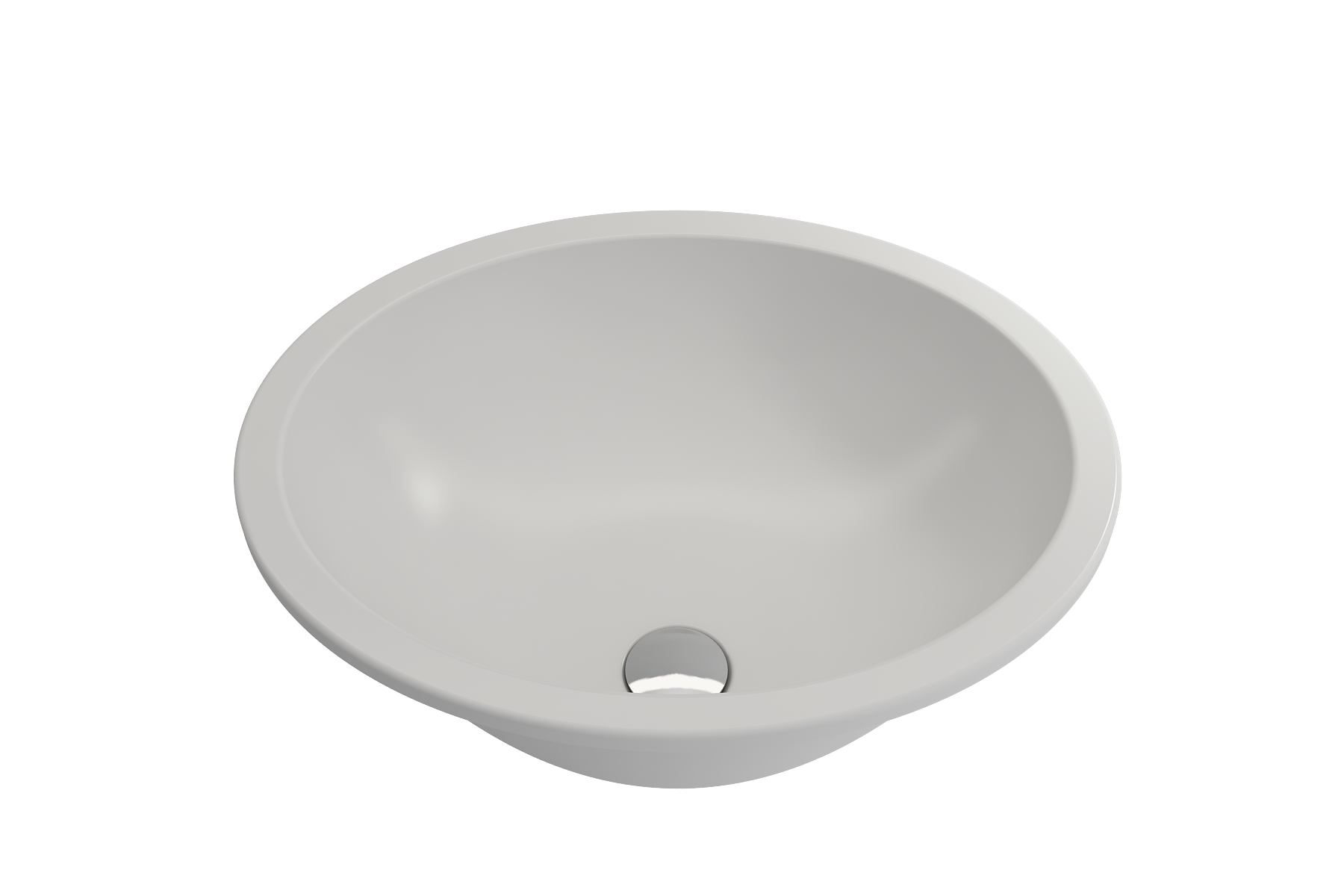 Alternate Image for BOCCHI Parma 22" Oval Undermount Fireclay Bathroom Sink, Matte White, 1384-002-0125