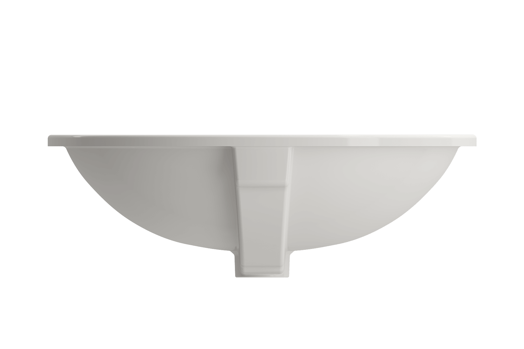 Alternate Image for BOCCHI Parma 22" Oval Undermount Fireclay Bathroom Sink, Biscuit, 1384-014-0125