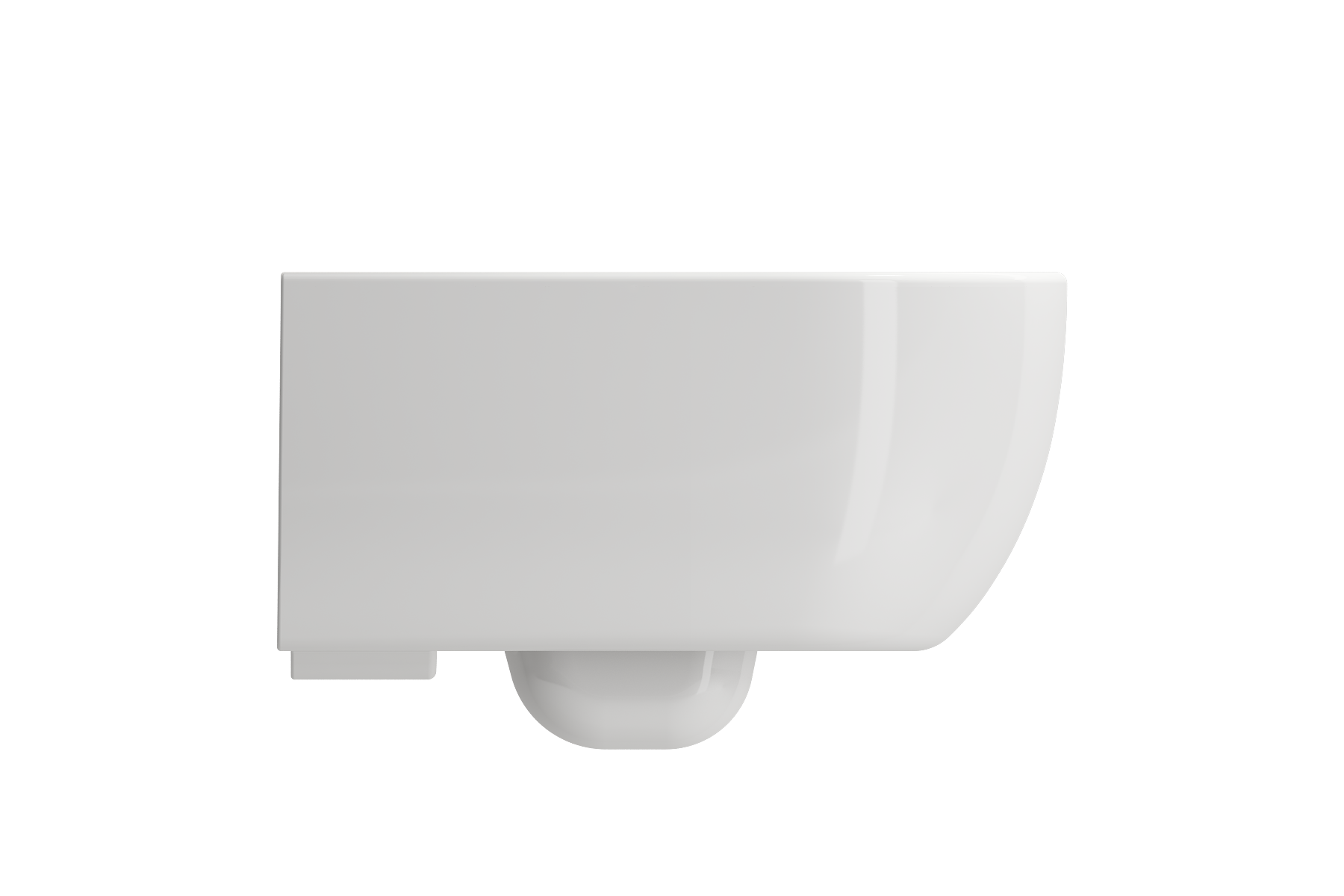 Alternate Image for BOCCHI Vettore Wall-Hung Toilet Bowl in White, 1416-001-0129