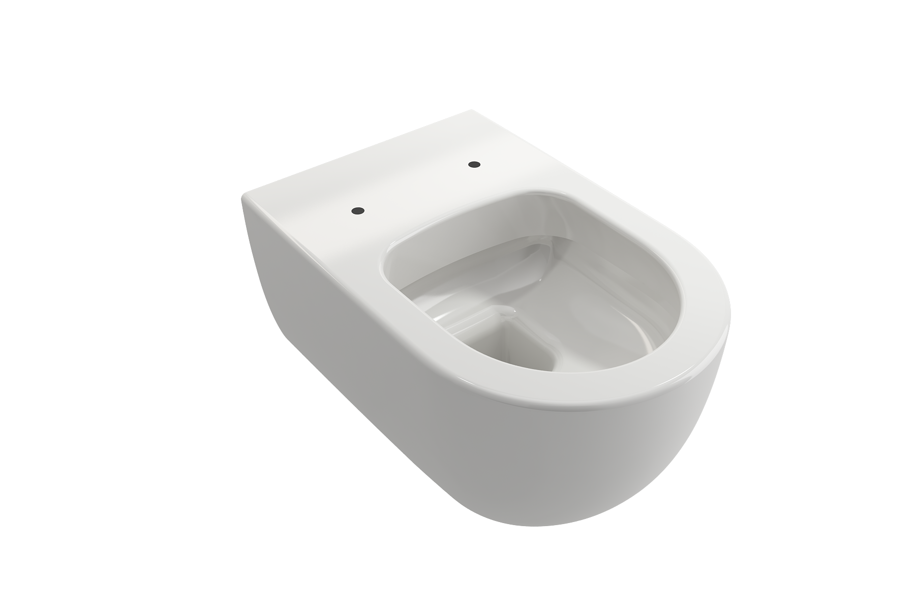 BOCCHI Vettore Wall-Hung Toilet Bowl in White, 1416-001-0129