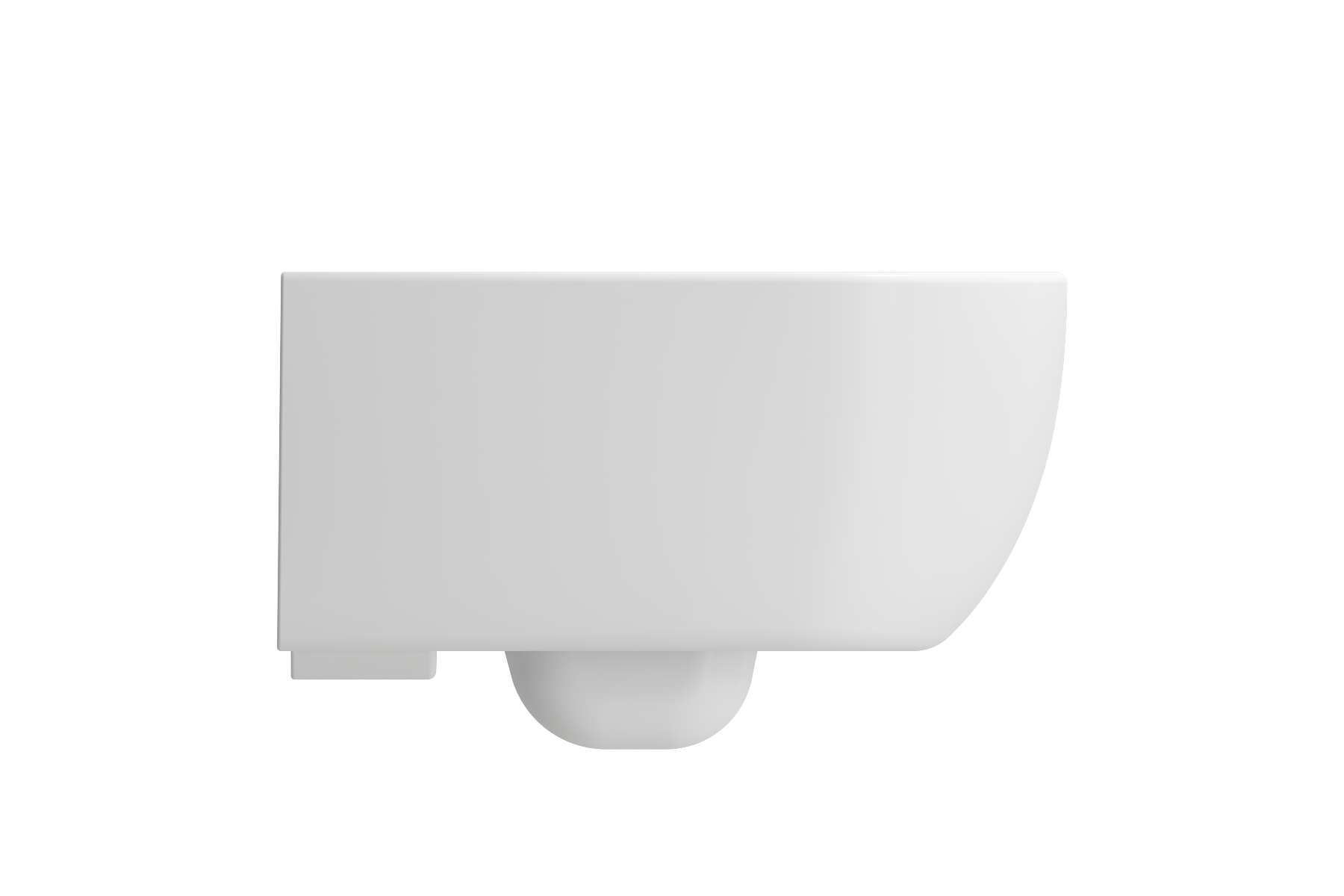 Alternate Image for BOCCHI Vettore Wall-Hung Toilet Bowl in Matte White, 1416-002-0129