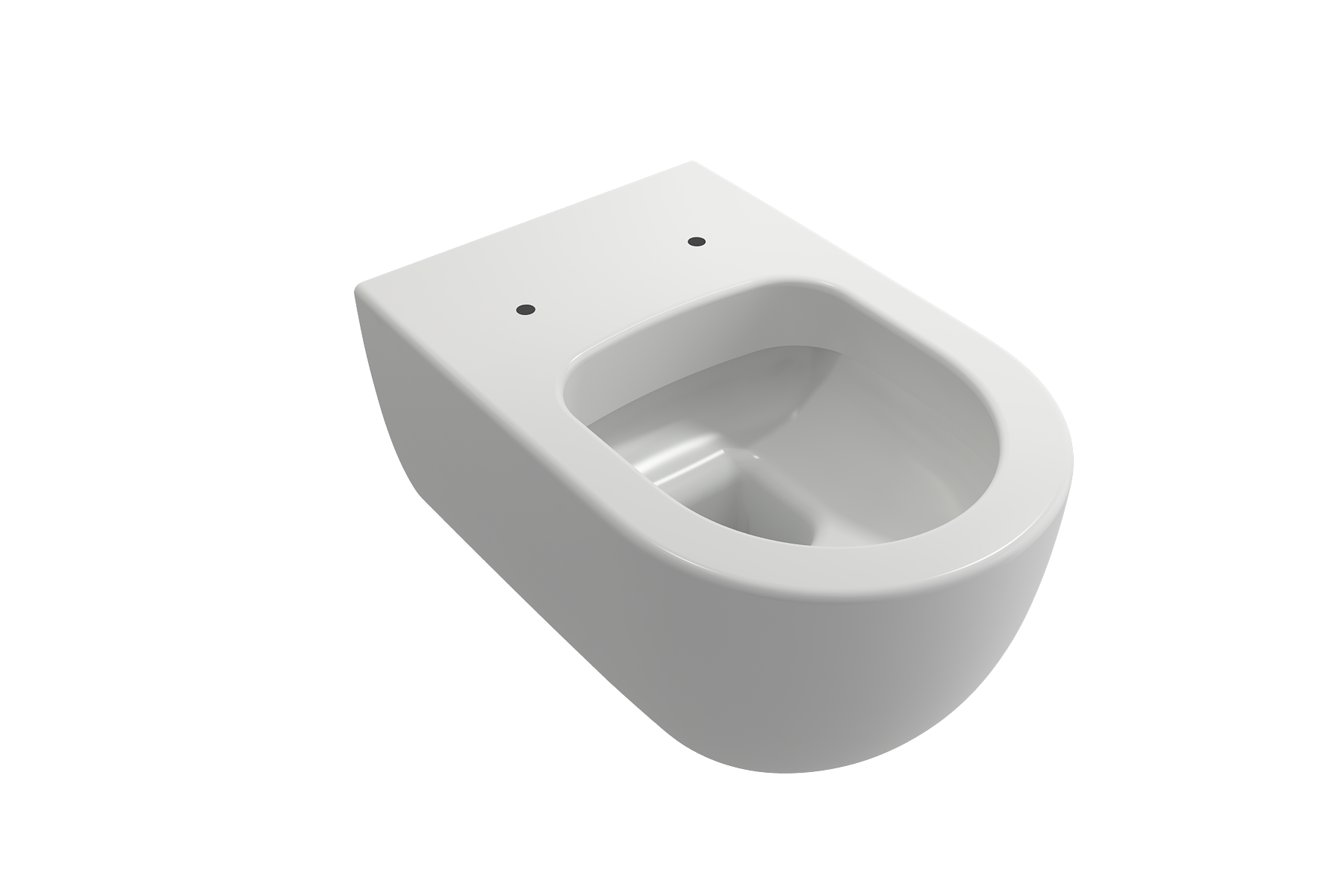 BOCCHI Vettore Wall-Hung Toilet Bowl in Matte White, 1416-002-0129