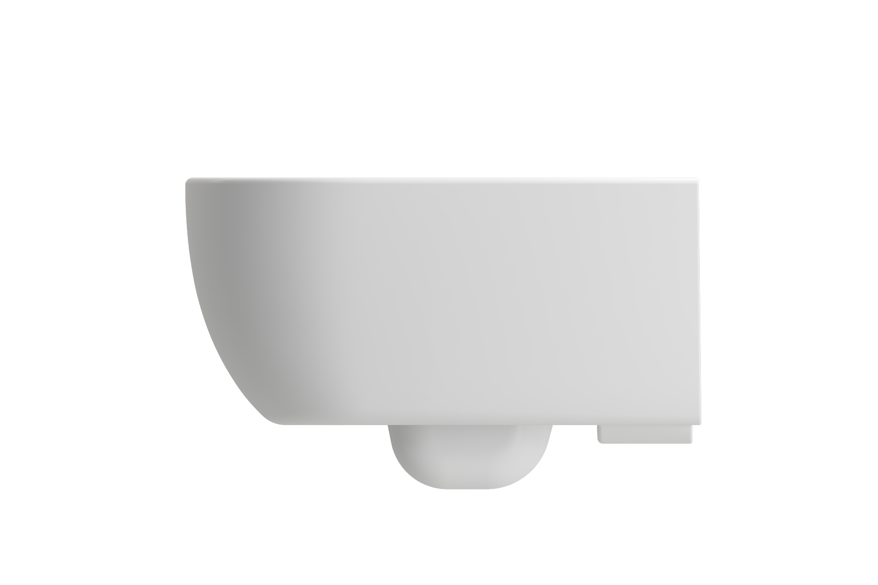 Alternate Image for BOCCHI Vettore Wall-Hung Toilet Bowl in Matte White, 1416-002-0129