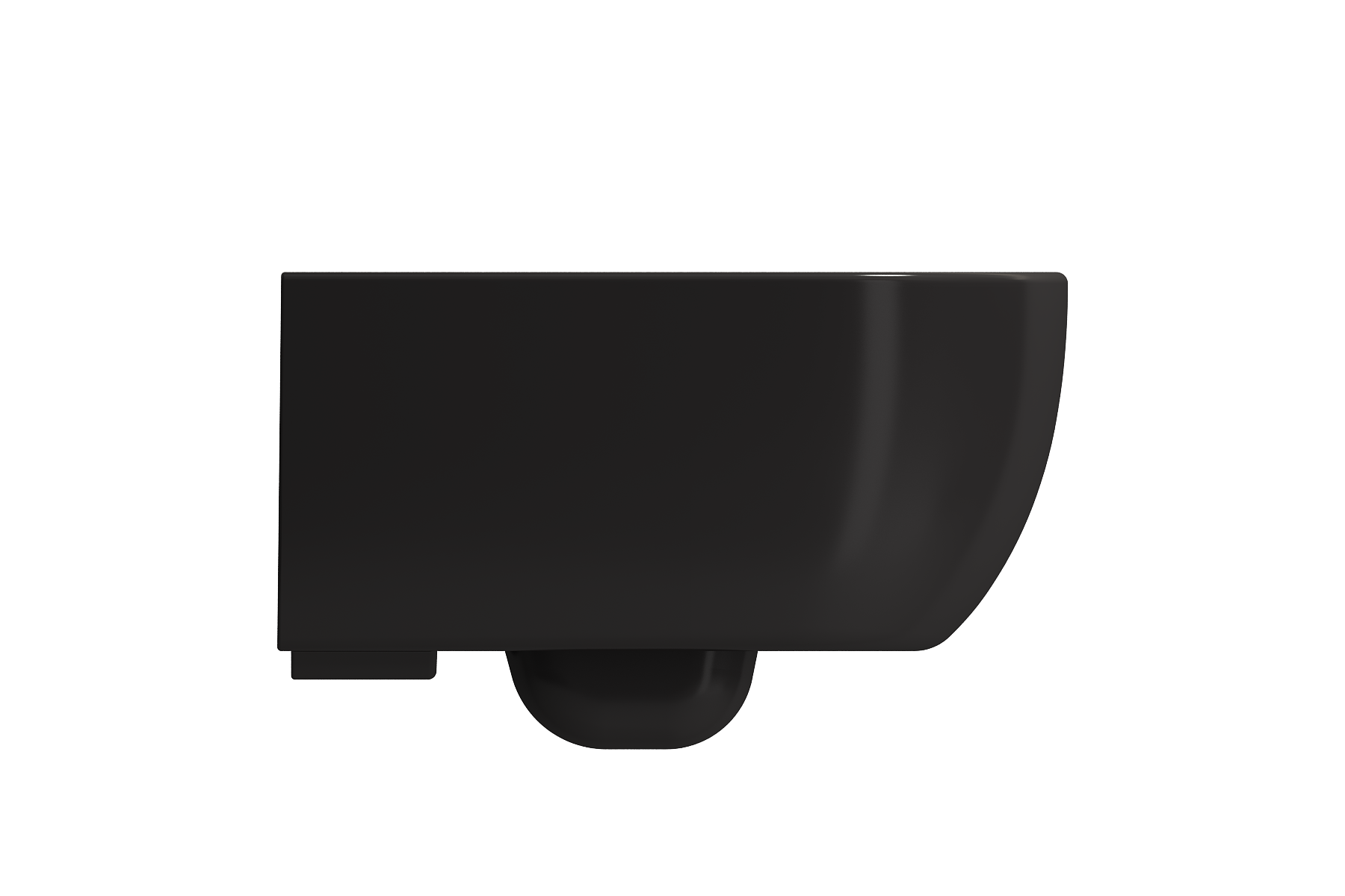 Alternate Image for BOCCHI Vettore Wall-Hung Toilet Bowl in Matte Black, 1416-004-0129