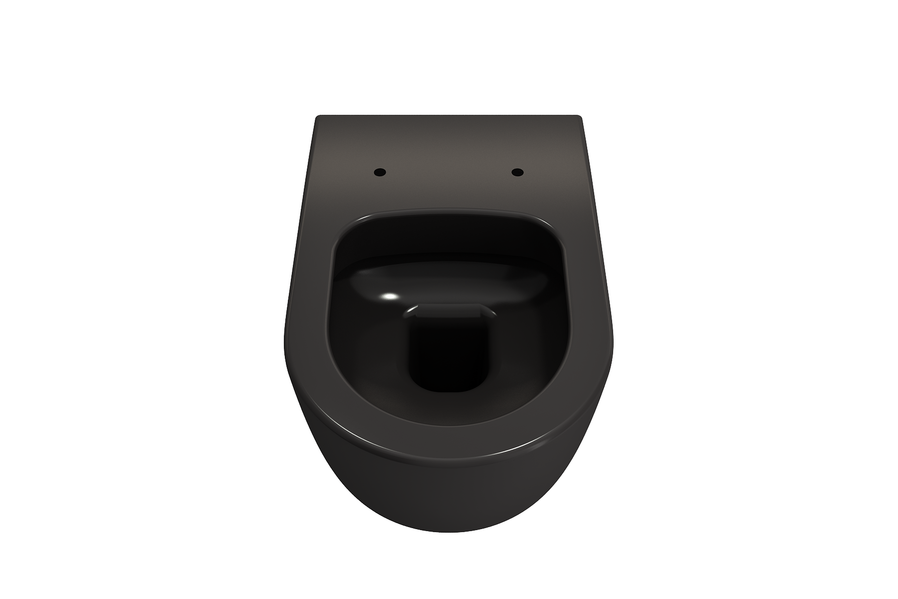 Alternate Image for BOCCHI Vettore Wall-Hung Toilet Bowl in Matte Black, 1416-004-0129