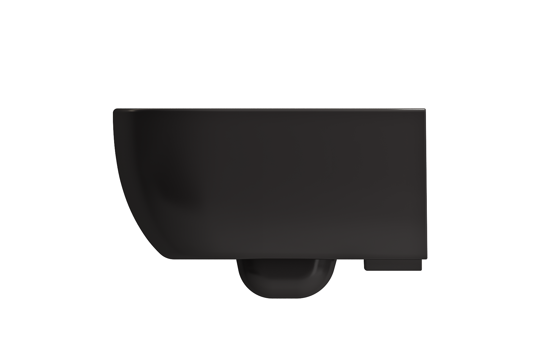 Alternate Image for BOCCHI Vettore Wall-Hung Toilet Bowl in Matte Black, 1416-004-0129