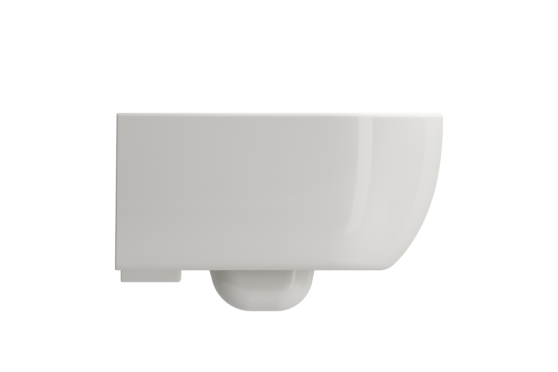 Alternate Image for BOCCHI Vettore Wall-Hung Toilet Bowl in Biscuit, 1416-014-0129