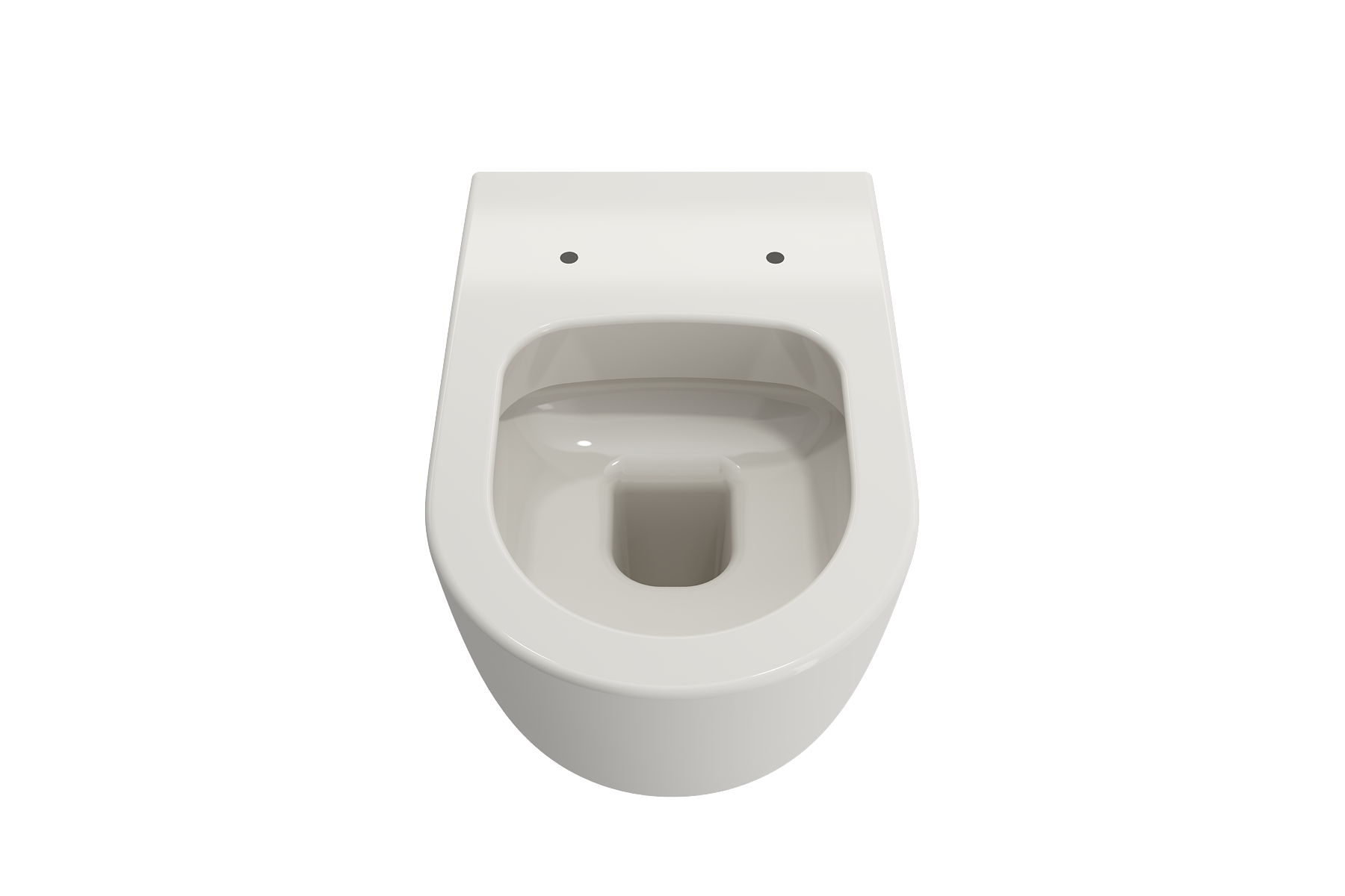 Alternate Image for BOCCHI Vettore Wall-Hung Toilet Bowl in Biscuit, 1416-014-0129