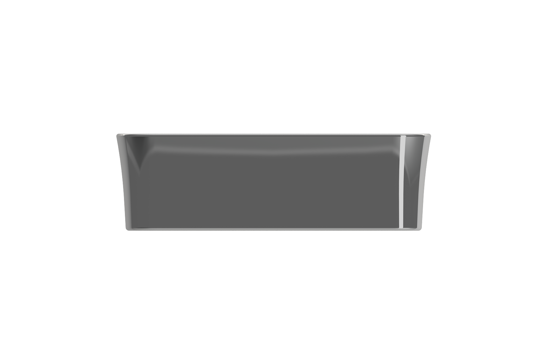 Alternate Image for BOCCHI Sottile 22" Rectangle Vessel Fireclay Bathroom Sink, Platinum, 1476-401-0125