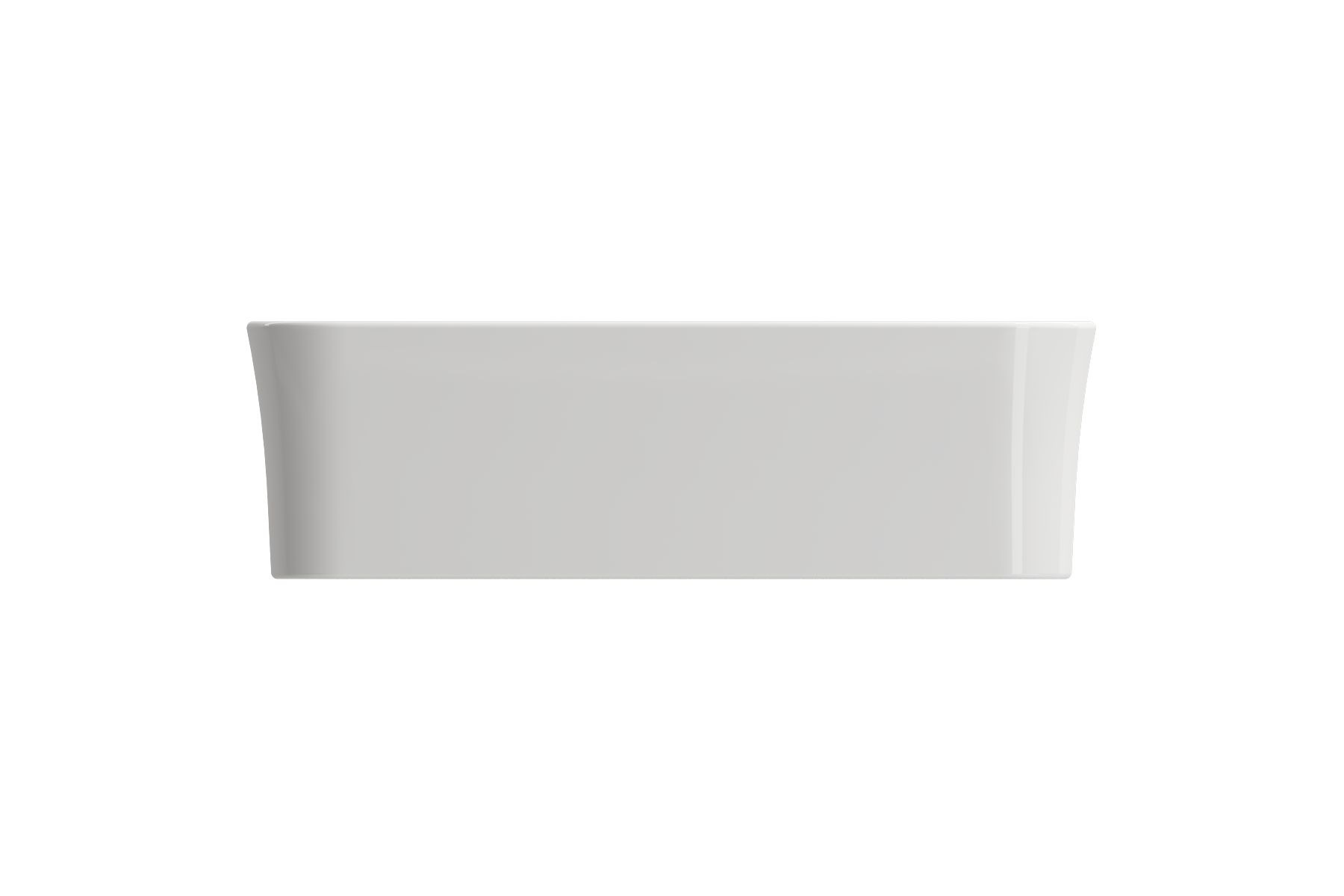 Alternate Image for BOCCHI Sottile 15" Square Vessel Fireclay Bathroom Sink, White, 1477-001-0125