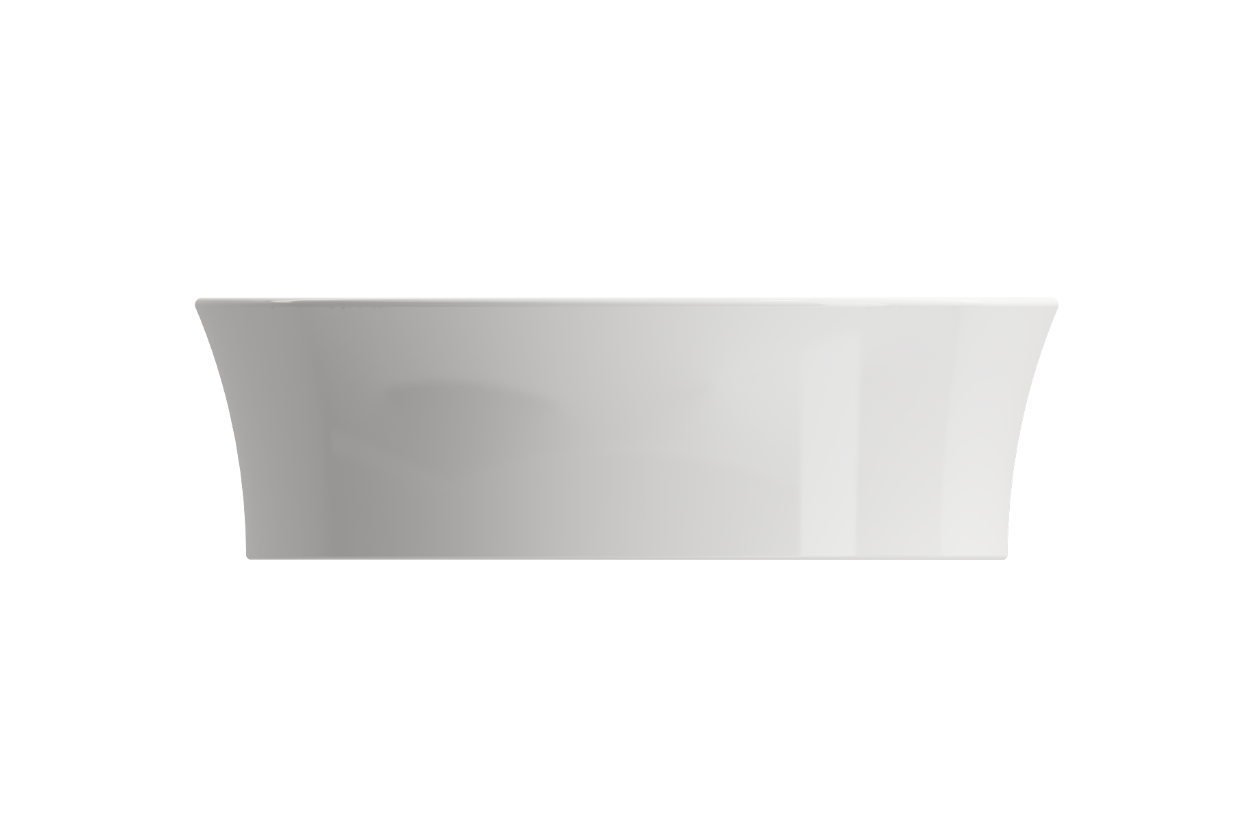BOCCHI Sottile 15" Round Vessel Fireclay Bathroom Sink, White, 1478-001-0125