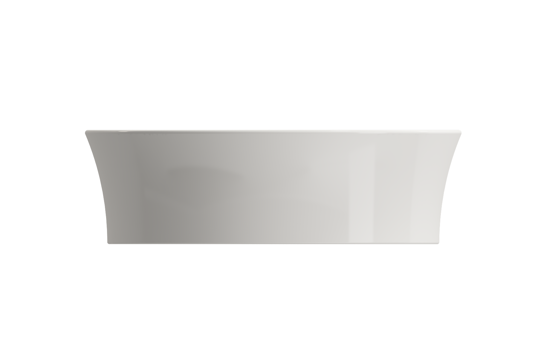 BOCCHI Sottile 15" Round Vessel Fireclay Bathroom Sink, Biscuit, 1478-014-0125