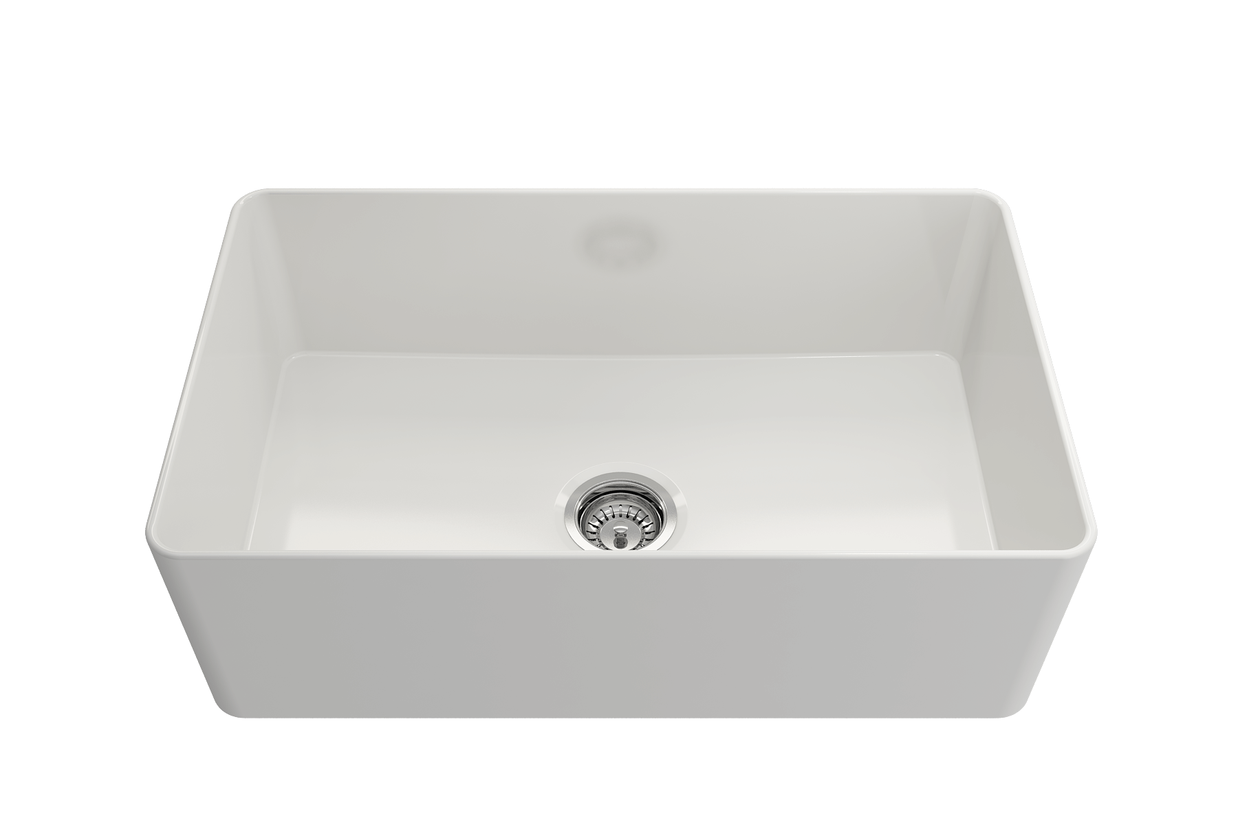Alternate Image for BOCCHI Aderci Ultra-Slim 30" Fireclay Farmhouse Sink, White, 1481-001-0120