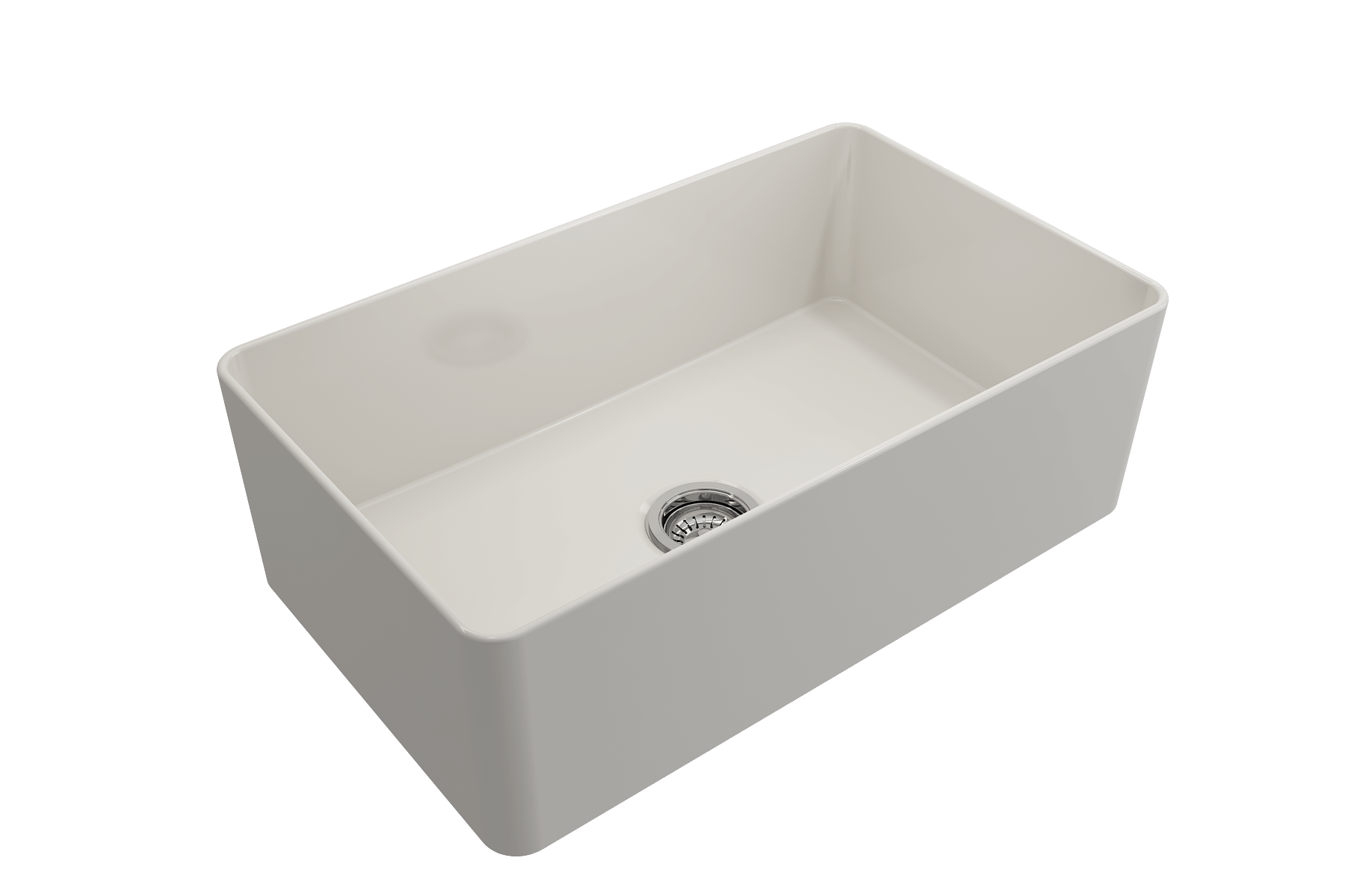 Alternate Image for BOCCHI Aderci Ultra-Slim 30" Fireclay Farmhouse Sink, Biscuit, 1481-014-0120