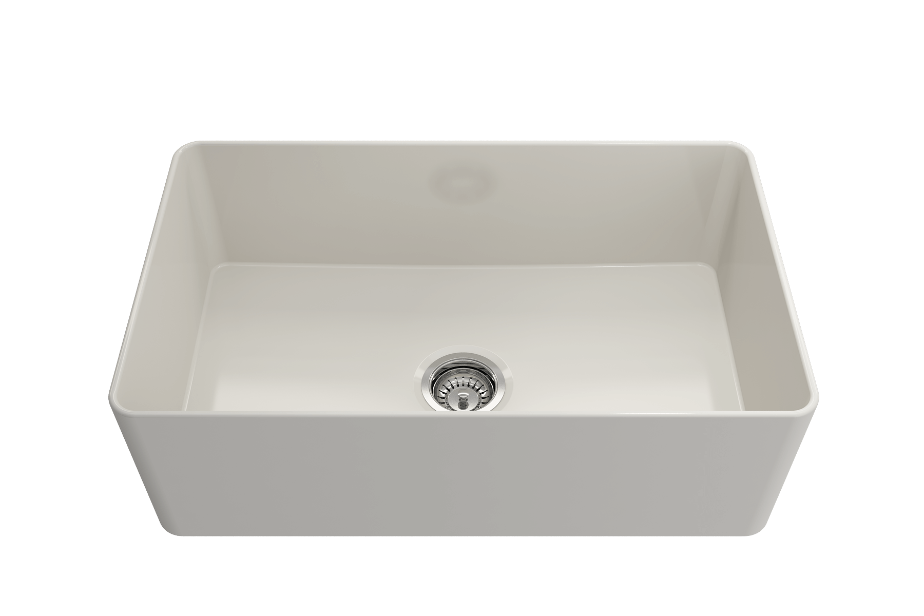 Alternate Image for BOCCHI Aderci Ultra-Slim 30" Fireclay Farmhouse Sink, Biscuit, 1481-014-0120