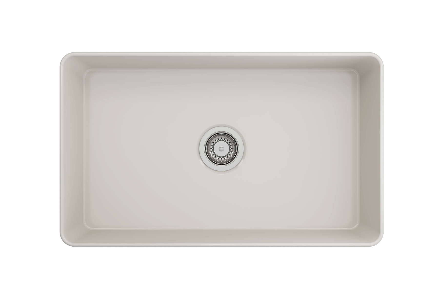 Alternate Image for BOCCHI Aderci Ultra-Slim 30" Fireclay Farmhouse Sink, Biscuit, 1481-014-0120