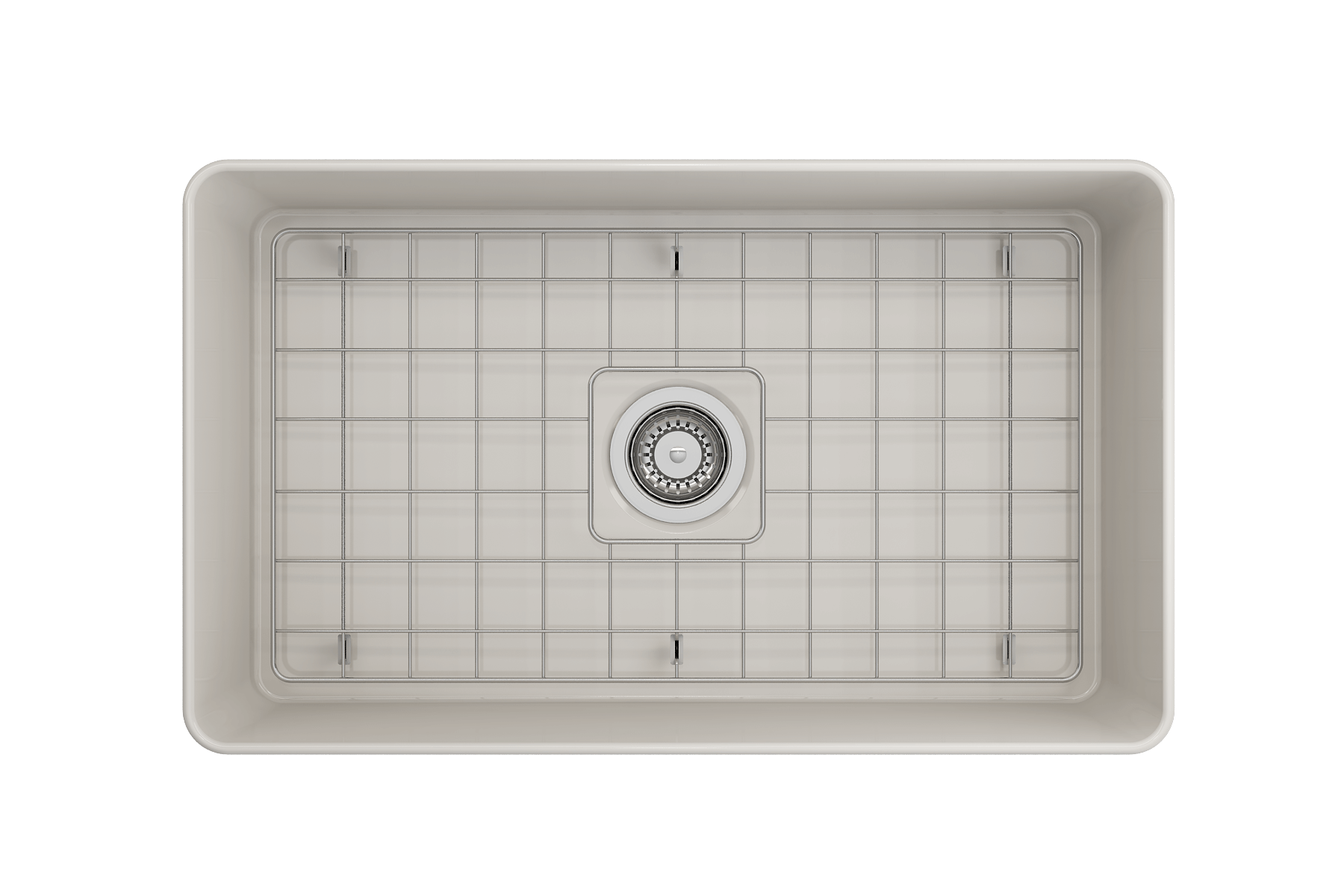 Alternate Image for BOCCHI Aderci Ultra-Slim 30" Fireclay Farmhouse Sink, Biscuit, 1481-014-0120