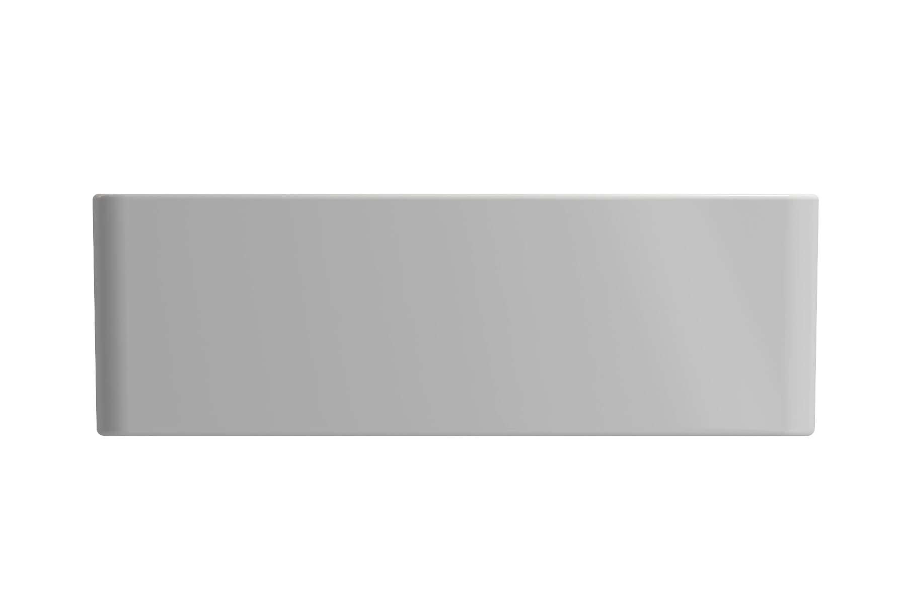 Alternate Image for BOCCHI Aderci Ultra-Slim 30" Fireclay Farmhouse Sink, Matte Gray, 1481-006-0120
