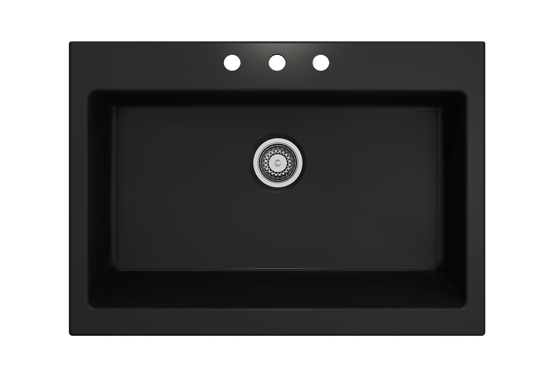 Alternate Image for BOCCHI Nuova 34" Fireclay Retrofit Drop-In Farmhouse Sink with Accessories, Matte Black, 1500-004-0127