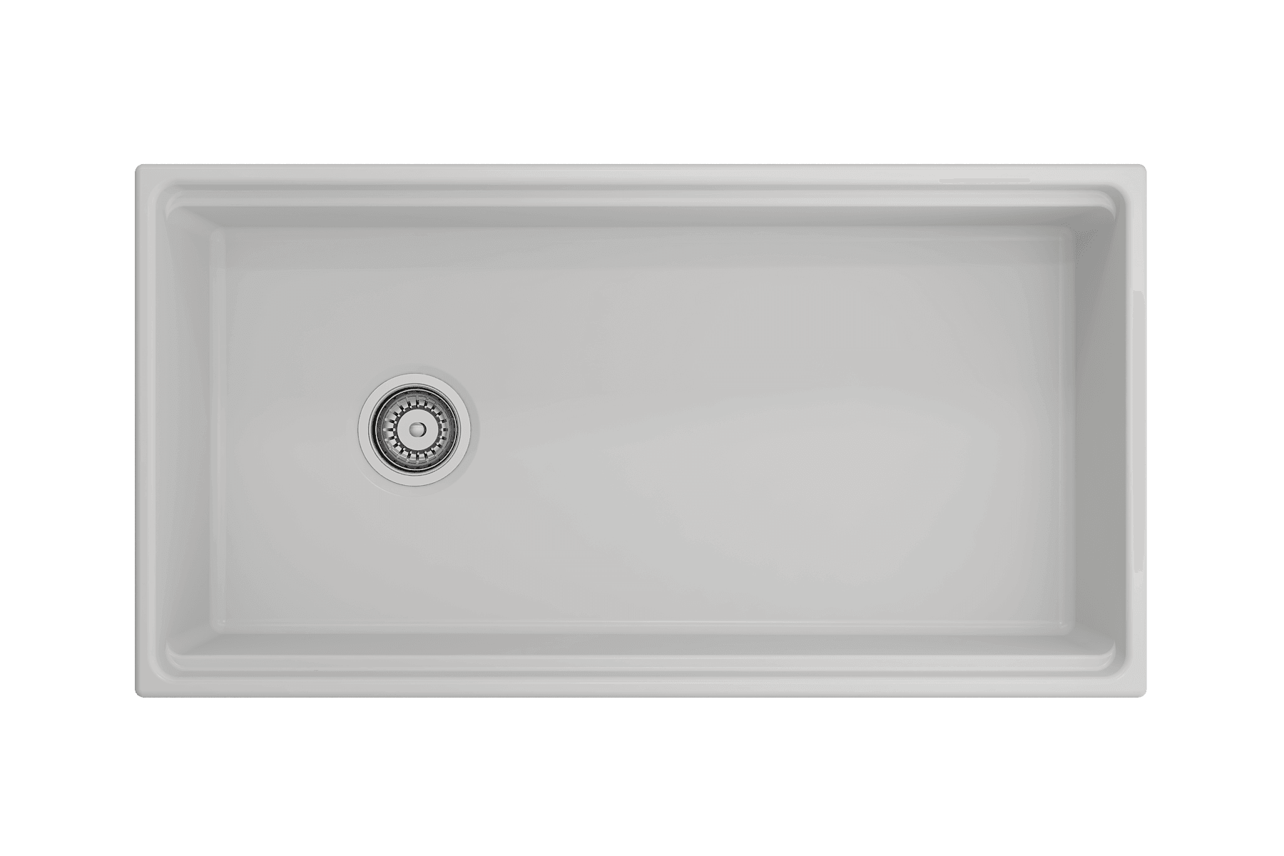 Alternate Image for BOCCHI Contempo 36" Fireclay Workstation Farmhouse Sink with Accessories, Matte White, 1505-002-0120