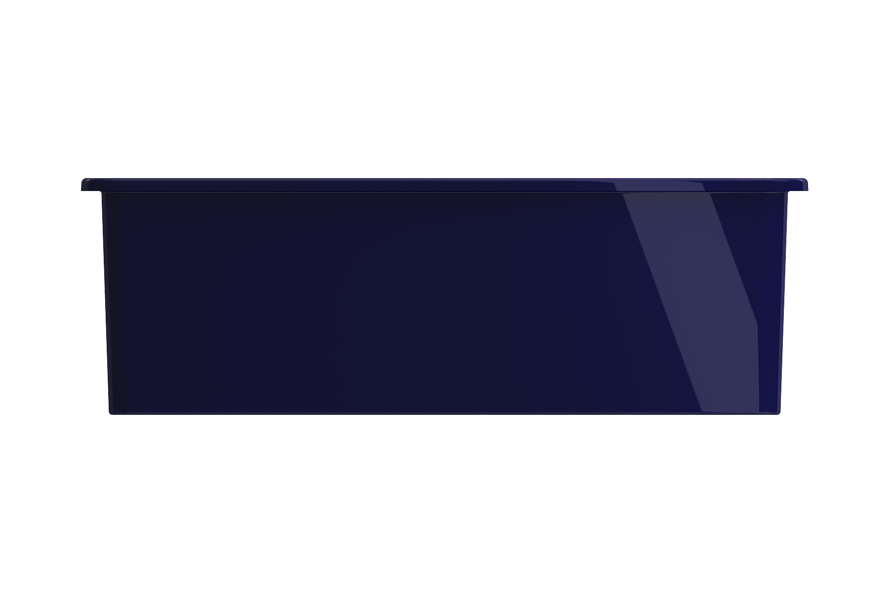 Alternate Image for BOCCHI Sotto 33" Dual Mount Fireclay Kitchen Sink with Accessories, 60/40 Double Bowl, Sapphire Blue, 1506-010-0120