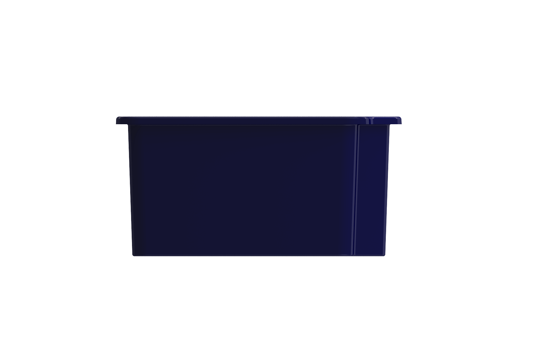 Alternate Image for BOCCHI Sotto 33" Dual Mount Fireclay Kitchen Sink with Accessories, 60/40 Double Bowl, Sapphire Blue, 1506-010-0120