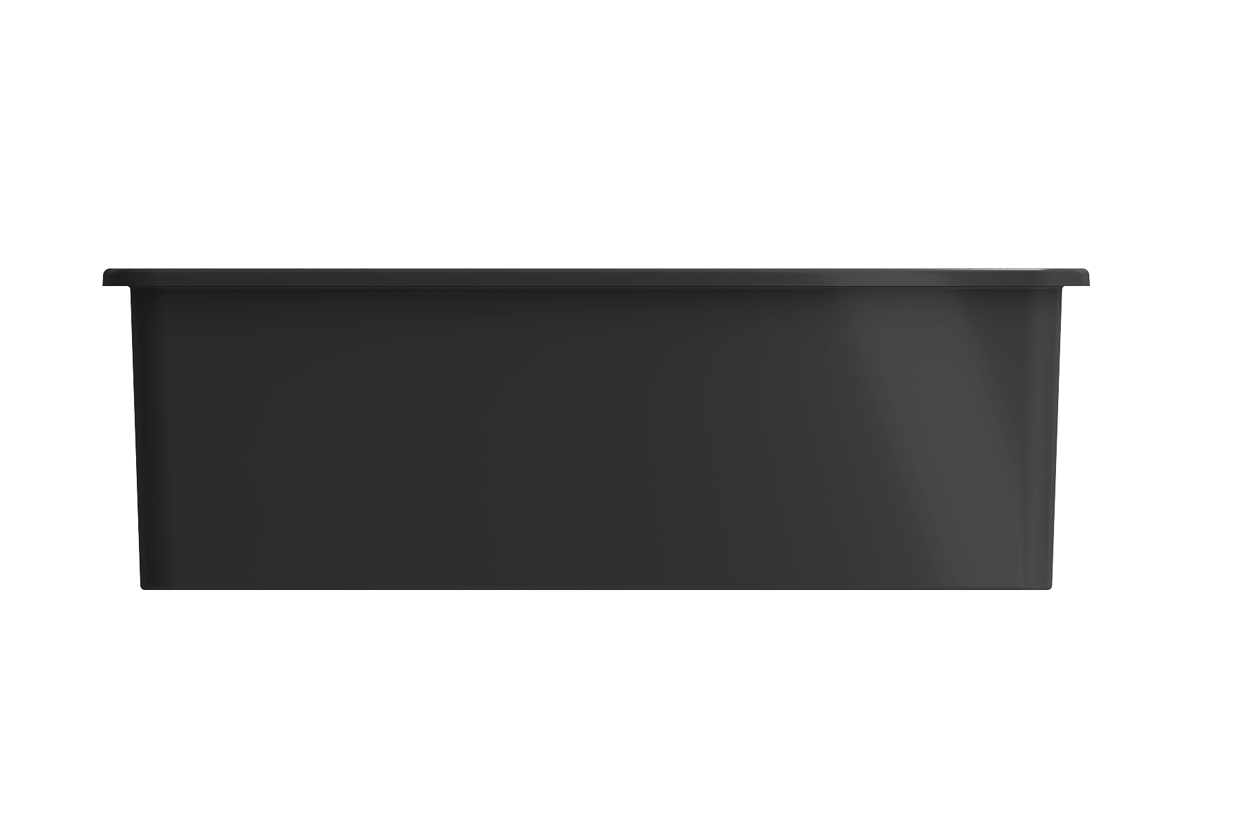 Alternate Image for BOCCHI Sotto 33" Dual Mount Fireclay Kitchen Sink with Accessories, 60/40 Double Bowl, Matte Dark Gray, 1506-020-0120