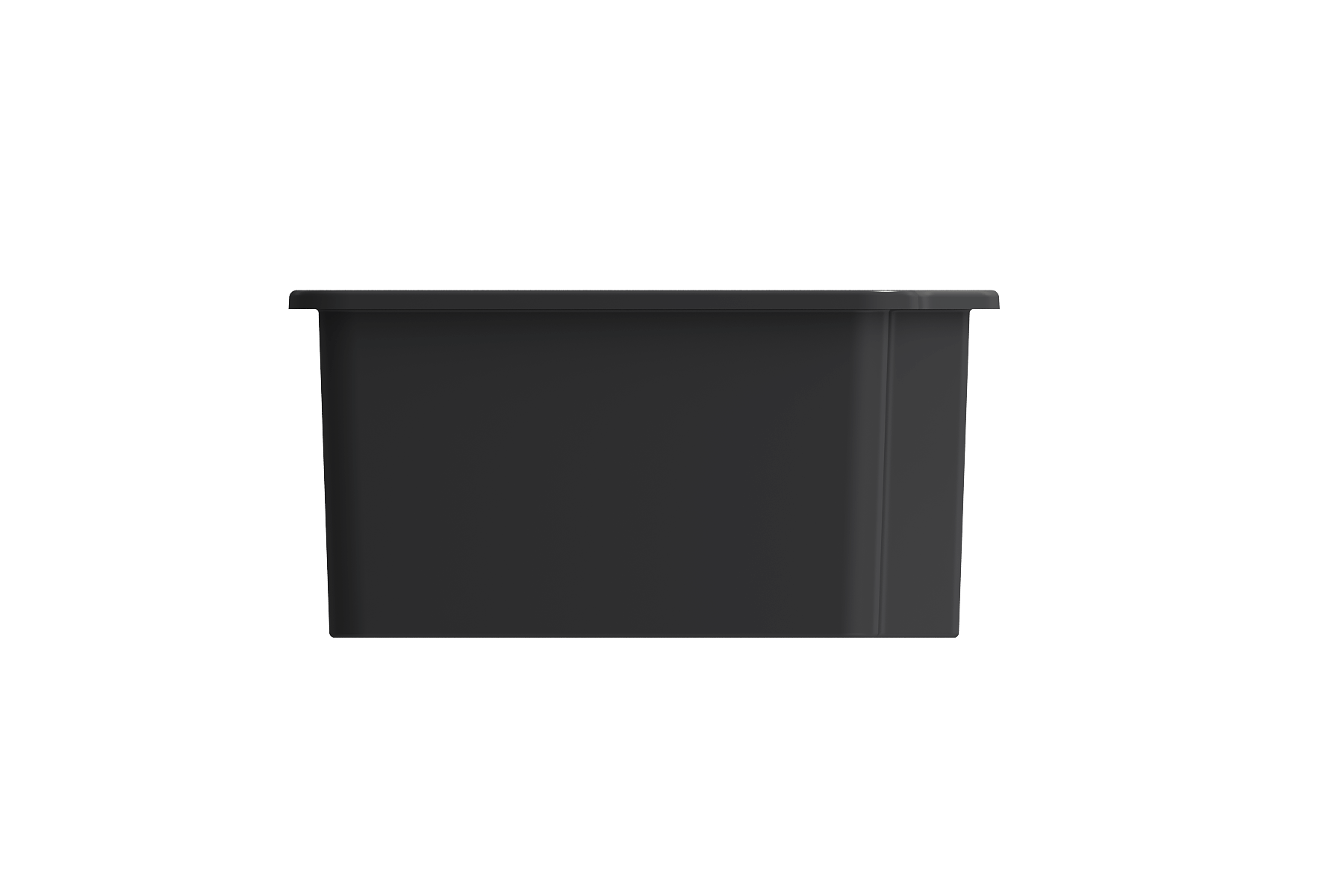 Alternate Image for BOCCHI Sotto 33" Dual Mount Fireclay Kitchen Sink with Accessories, 60/40 Double Bowl, Matte Dark Gray, 1506-020-0120