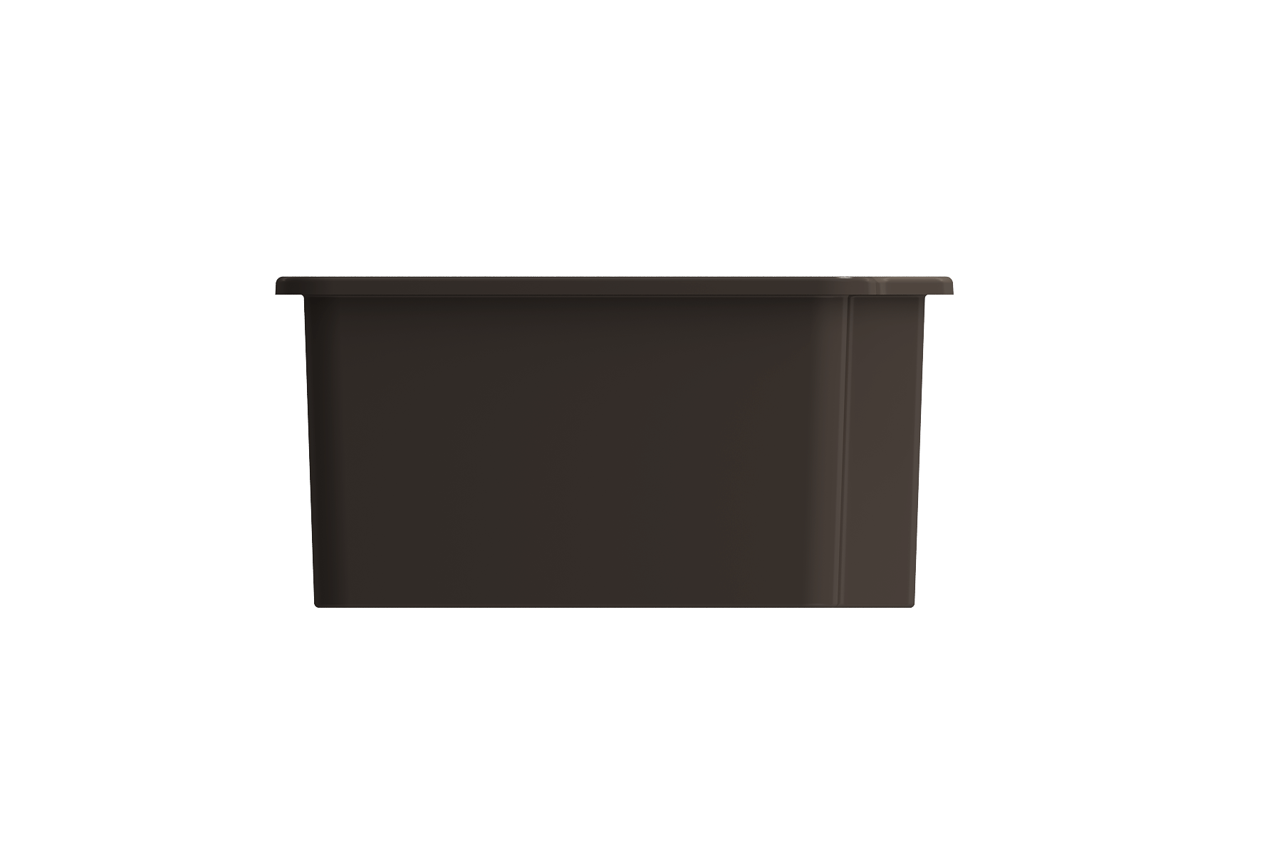 Alternate Image for BOCCHI Sotto 33" Dual Mount Fireclay Kitchen Sink with Accessories, 60/40 Double Bowl, Matte Brown, 1506-025-0120