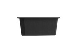 BOCCHI Campino Duo 33" Dual Mount Composite Granite Kitchen Sink, 60/40 Double Bowl, Metallic Black, 1602-505-0126