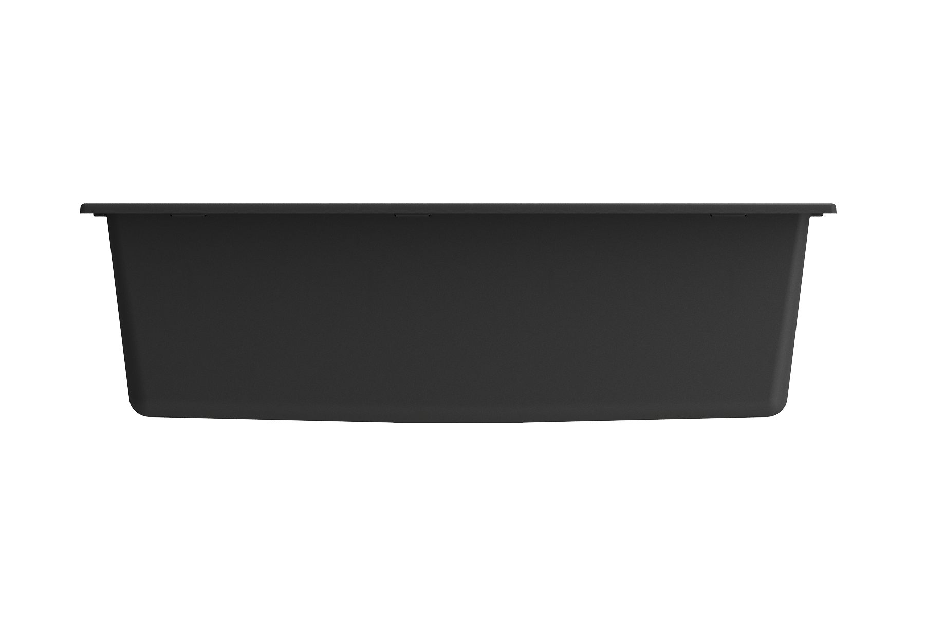 Alternate Image for BOCCHI Campino Uno 33" Dual Mount Composite Granite Kitchen Sink, Matte Black, 1604-504-0126