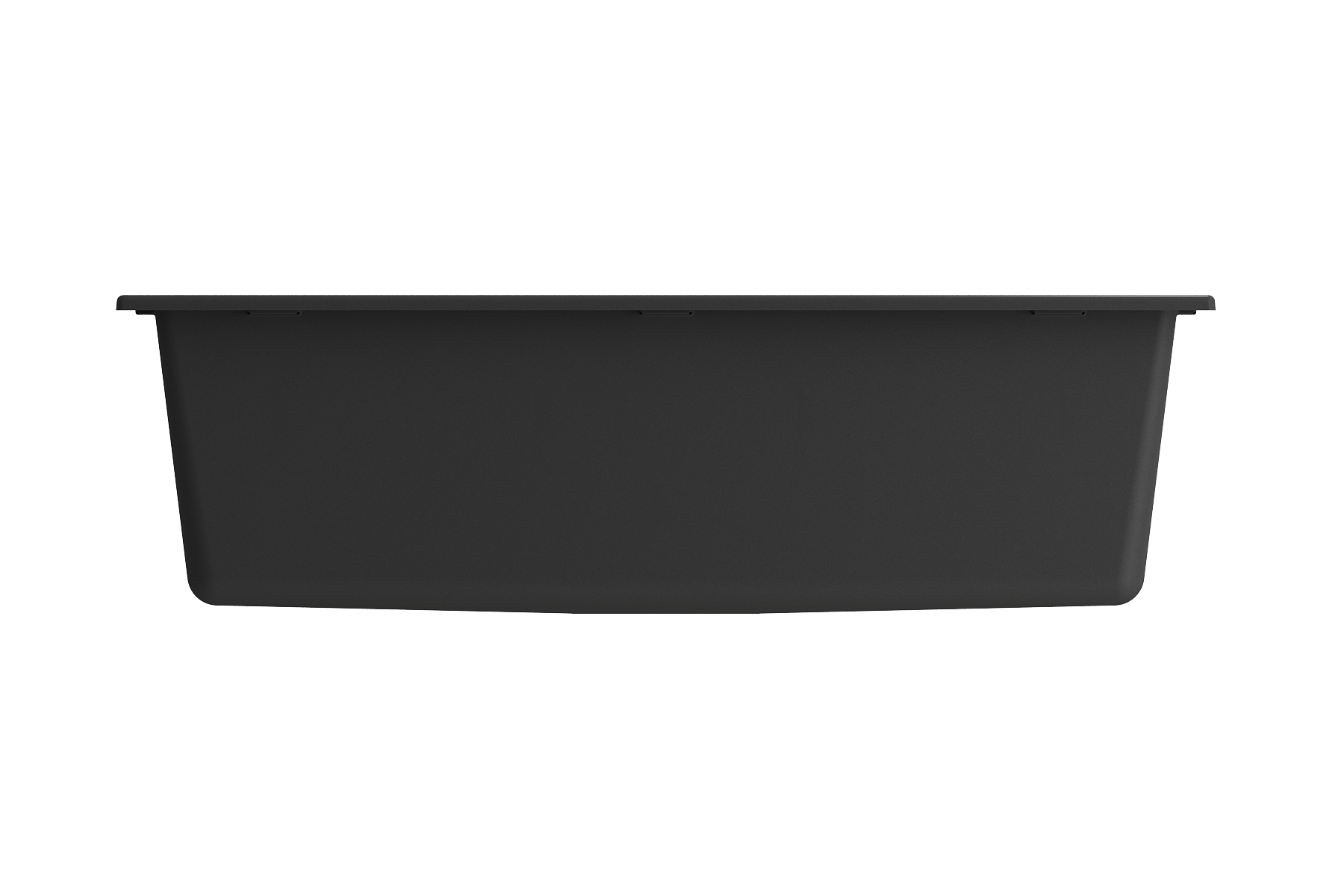 Alternate Image for BOCCHI Campino Uno 33" Dual Mount Composite Granite Kitchen Sink, Matte Black, 1604-504-0126