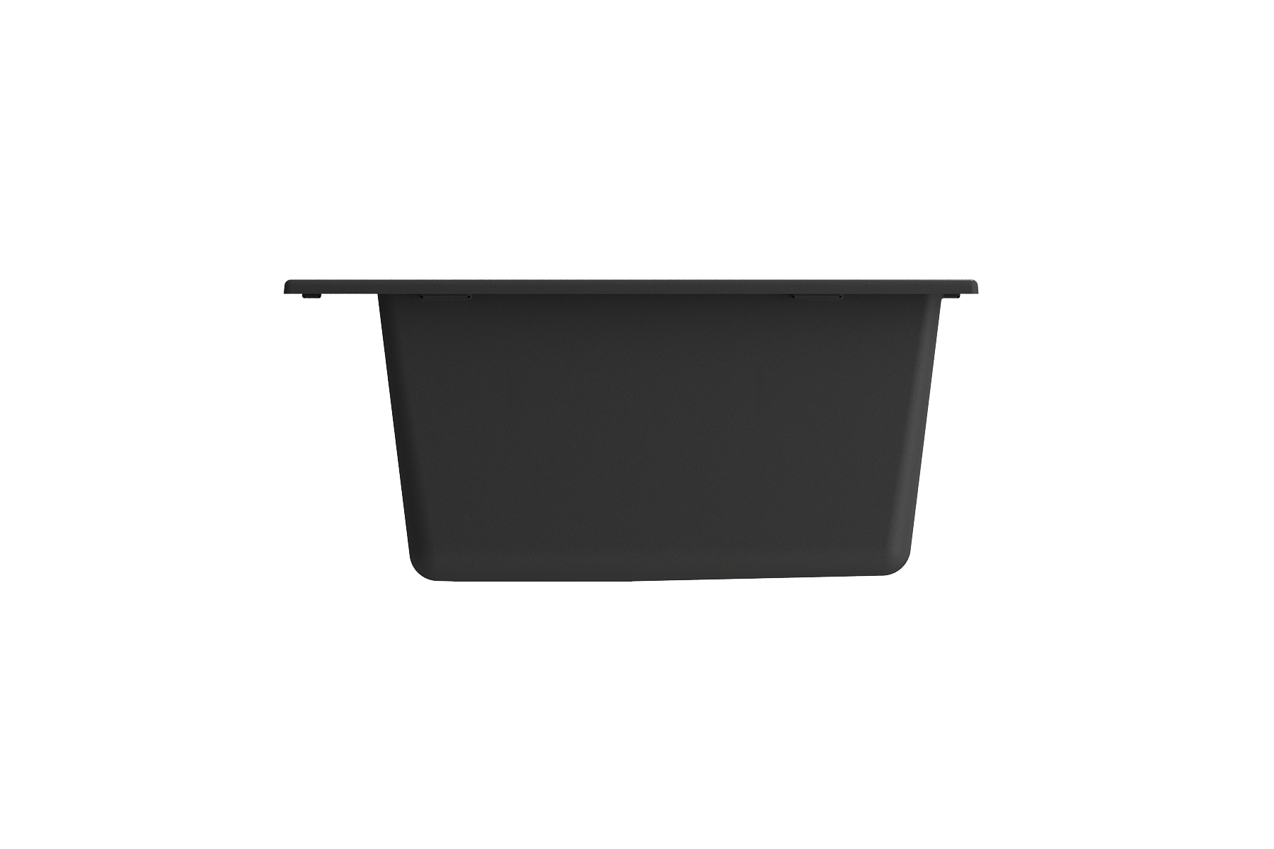 Alternate Image for BOCCHI Campino Uno 33" Dual Mount Composite Granite Kitchen Sink, Matte Black, 1604-504-0126