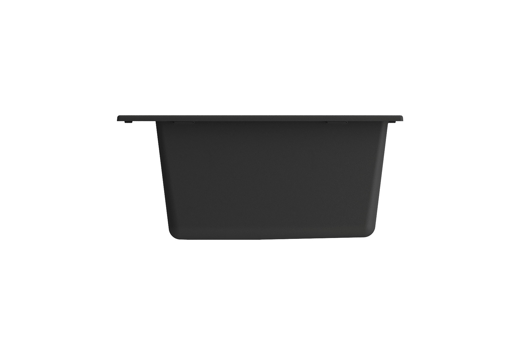Alternate Image for BOCCHI Campino Uno 33" Dual Mount Composite Granite Kitchen Sink, Matte Black, 1604-504-0126