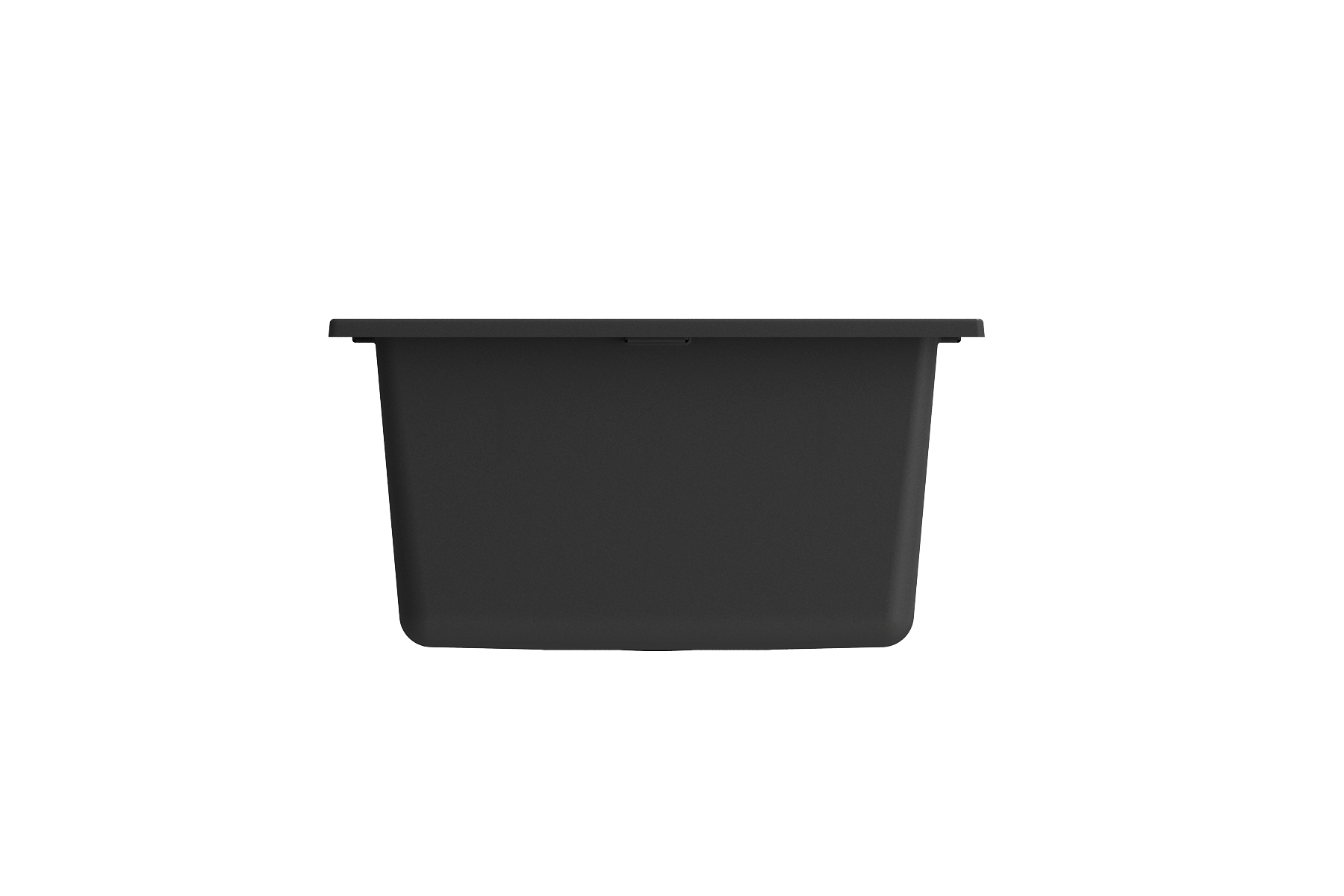 Alternate Image for BOCCHI Campino Uno 16" Rectangle Composite Granite Bar/Prep Sink, Matte Black, 1608-504-0126