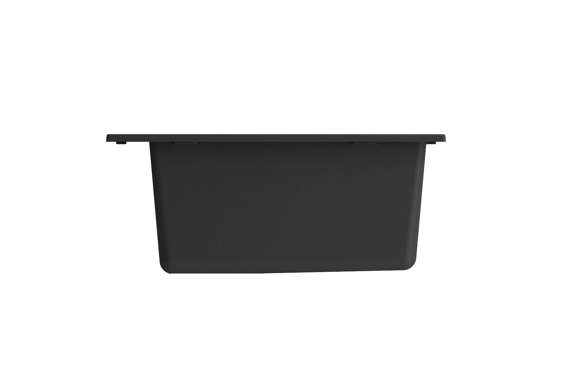 Alternate Image for BOCCHI Campino Uno 16" Rectangle Composite Granite Bar/Prep Sink, Matte Black, 1608-504-0126