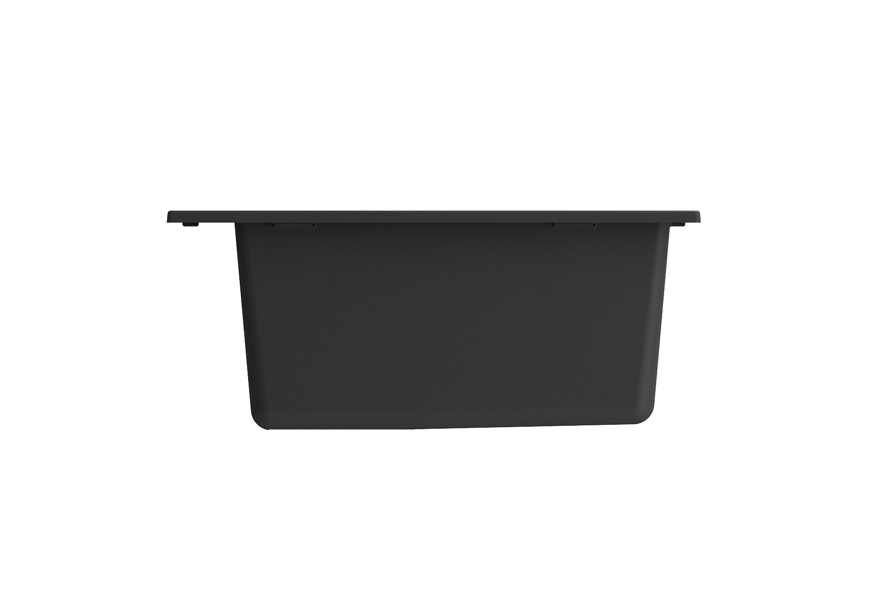 Alternate Image for BOCCHI Campino Uno 16" Rectangle Composite Granite Bar/Prep Sink, Matte Black, 1608-504-0126
