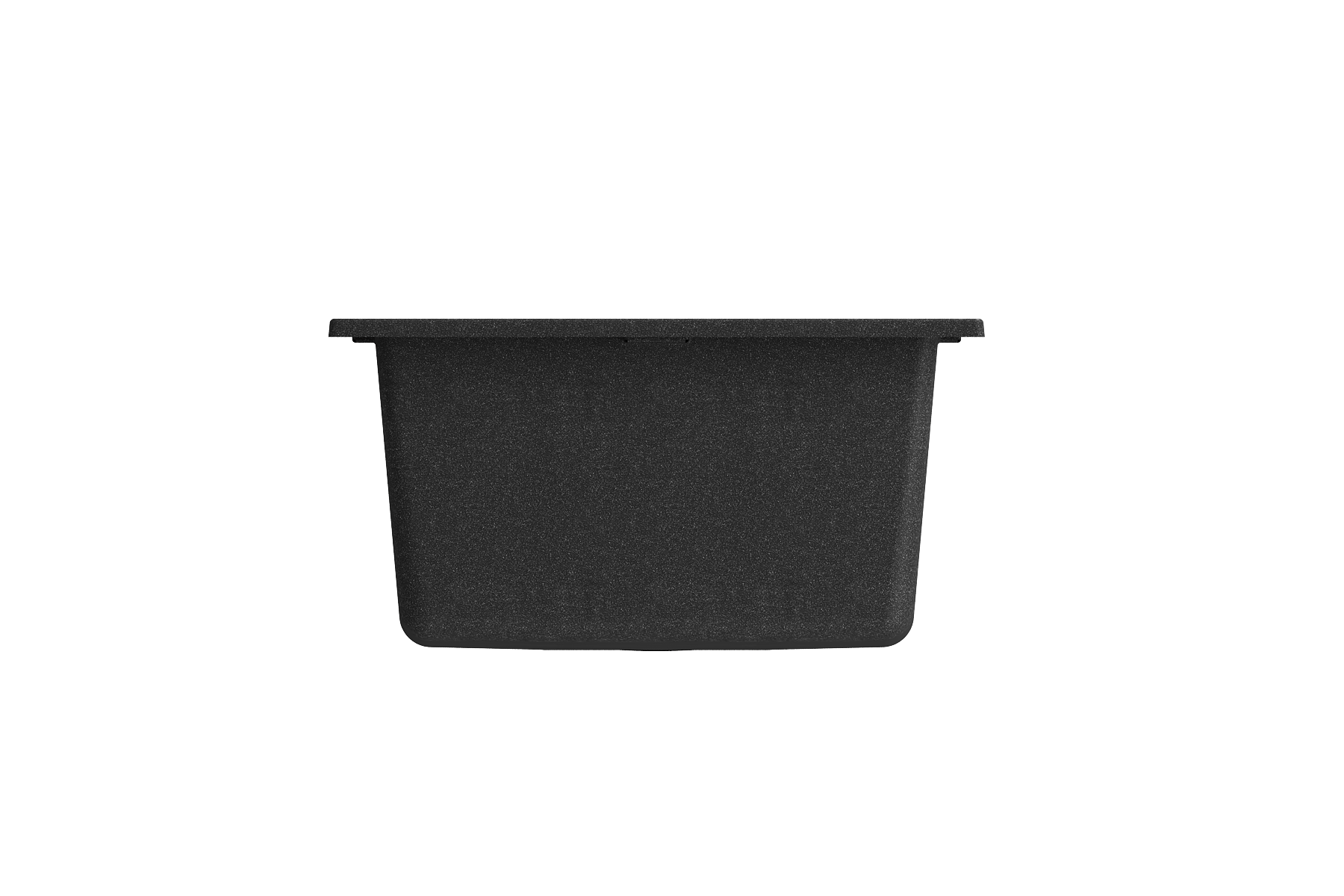 Alternate Image for BOCCHI Campino Uno 16" Rectangle Composite Granite Bar/Prep Sink, Metallic Black, 1608-505-0126