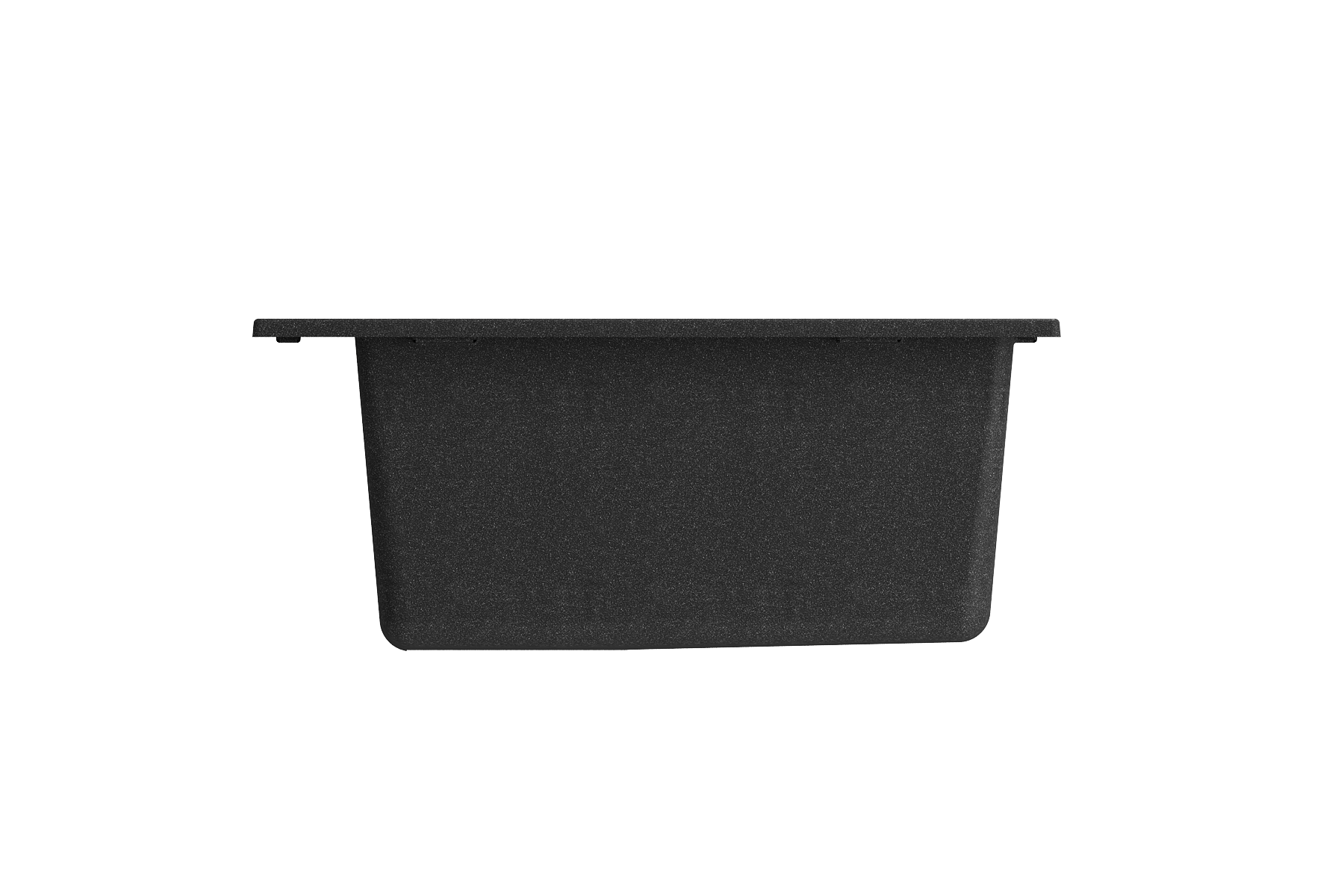 Alternate Image for BOCCHI Campino Uno 16" Rectangle Composite Granite Bar/Prep Sink, Metallic Black, 1608-505-0126