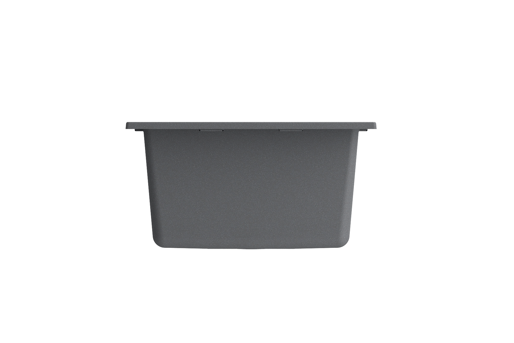 Alternate Image for BOCCHI Campino Uno 16" Rectangle Composite Granite Bar/Prep Sink, Concrete Gray, 1608-506-0126