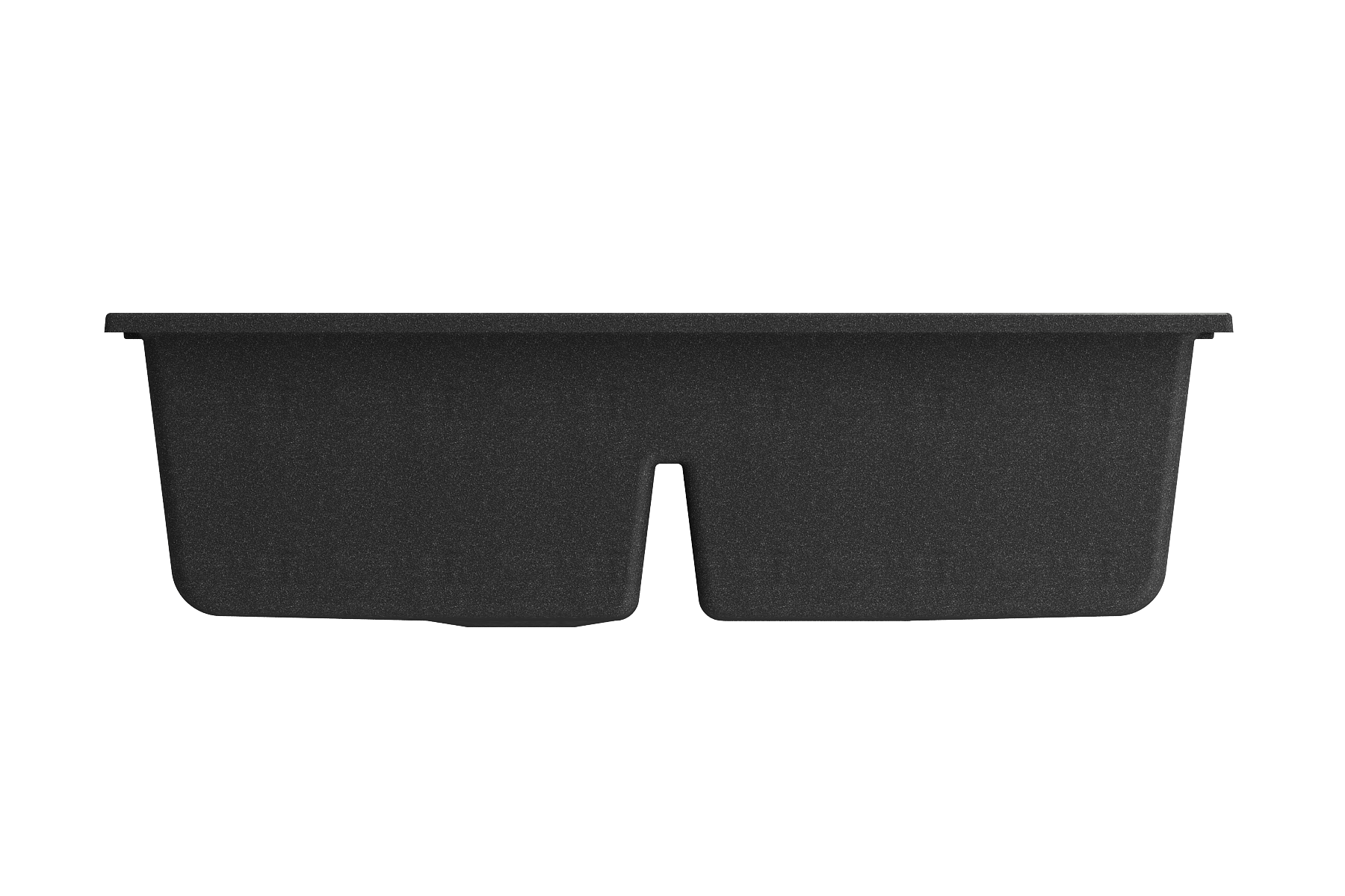 Alternate Image for BOCCHI Baveno Lux 34" Undermount Granite Workstation Kitchen Sink Kit with Accessories, 50/50 Double Bowl, Metallic Black, 1618-505-0126HP