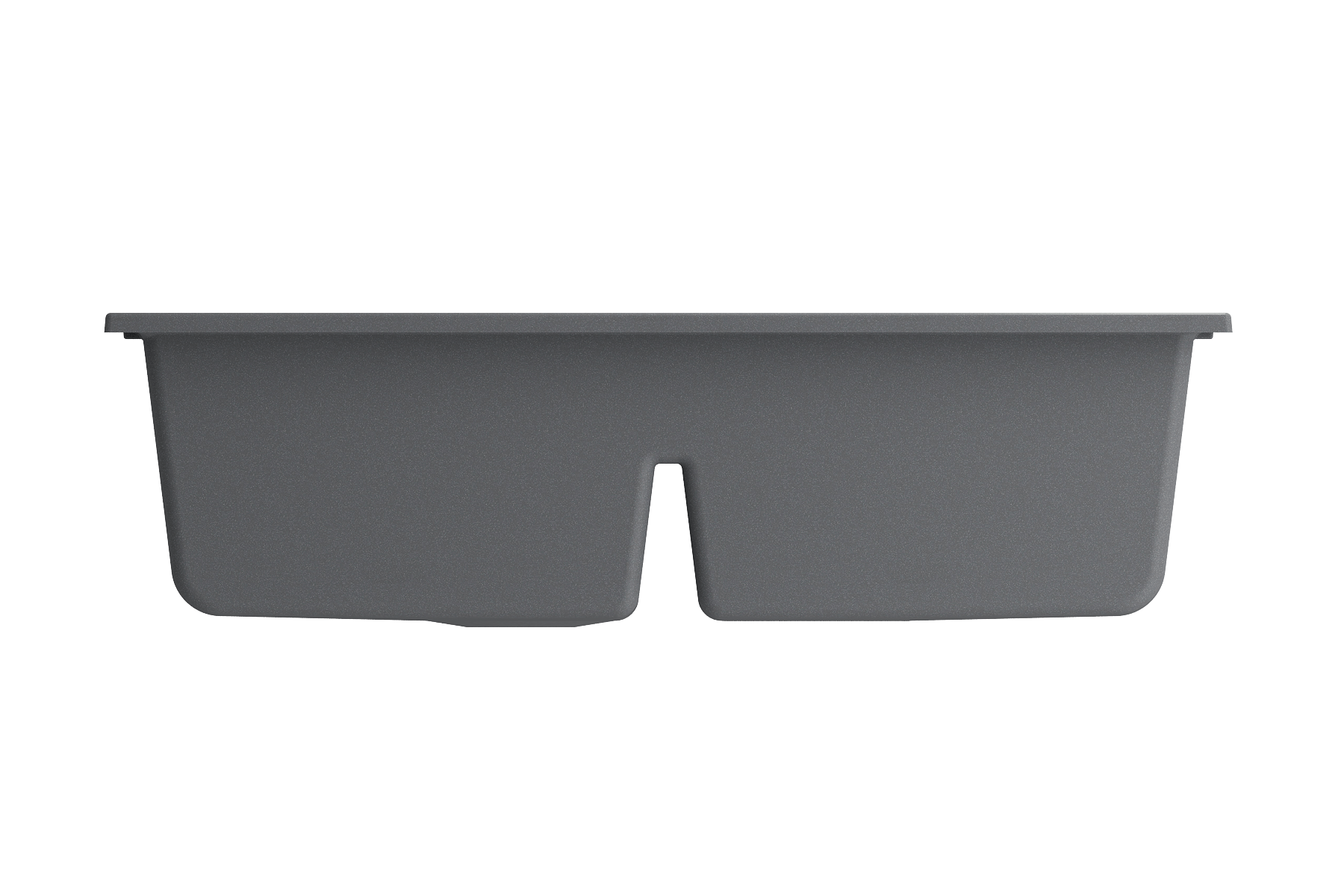 Alternate Image for BOCCHI Baveno Lux 34" Undermount Granite Workstation Kitchen Sink Kit with Accessories, 50/50 Double Bowl, Concrete Gray, 1618-506-0126HP