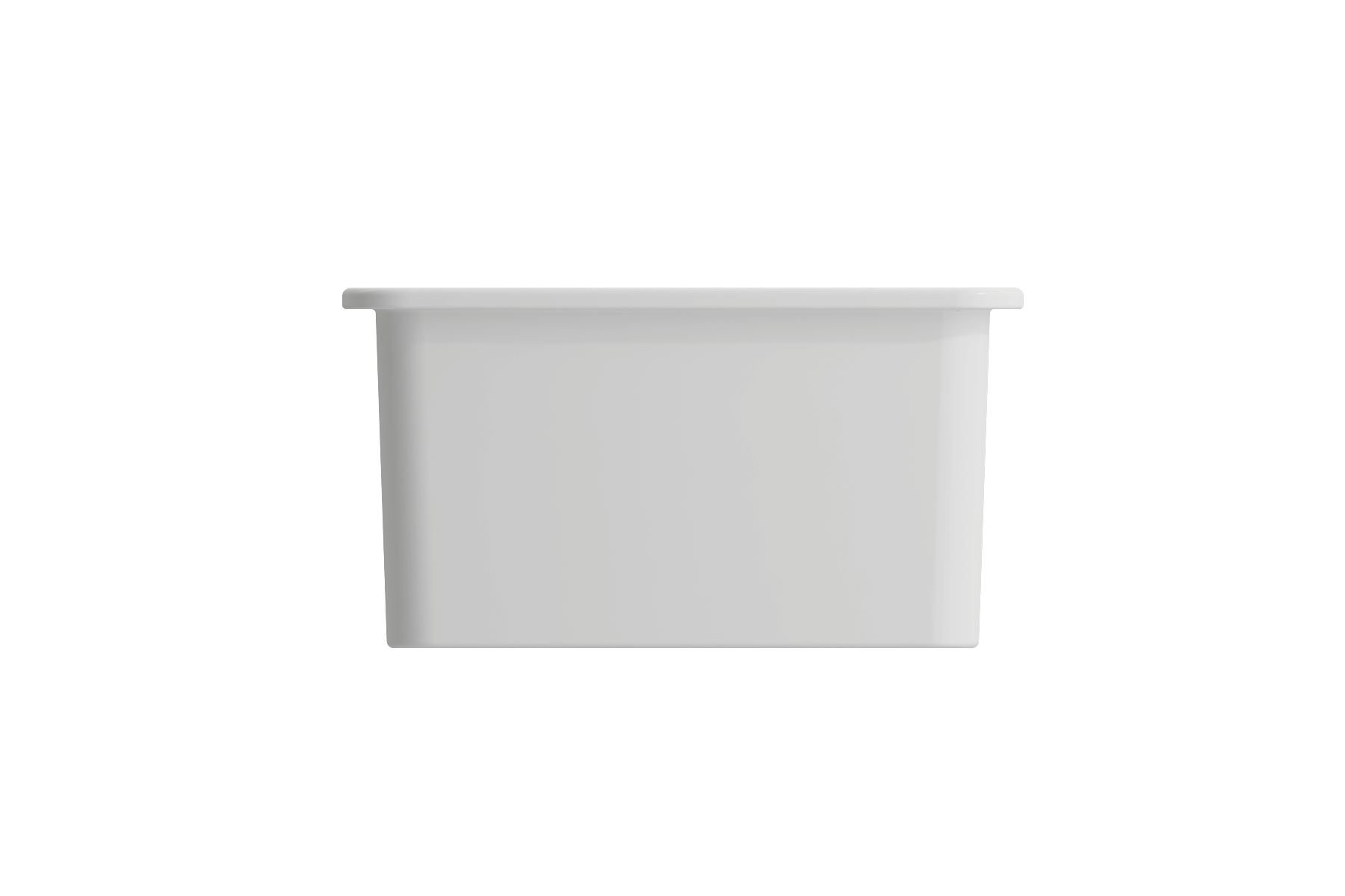 Alternate Image for BOCCHI Sotto 24" Dual Mount Fireclay Kitchen Sink Kit with Accessories, Matte White, 1627-002-0120